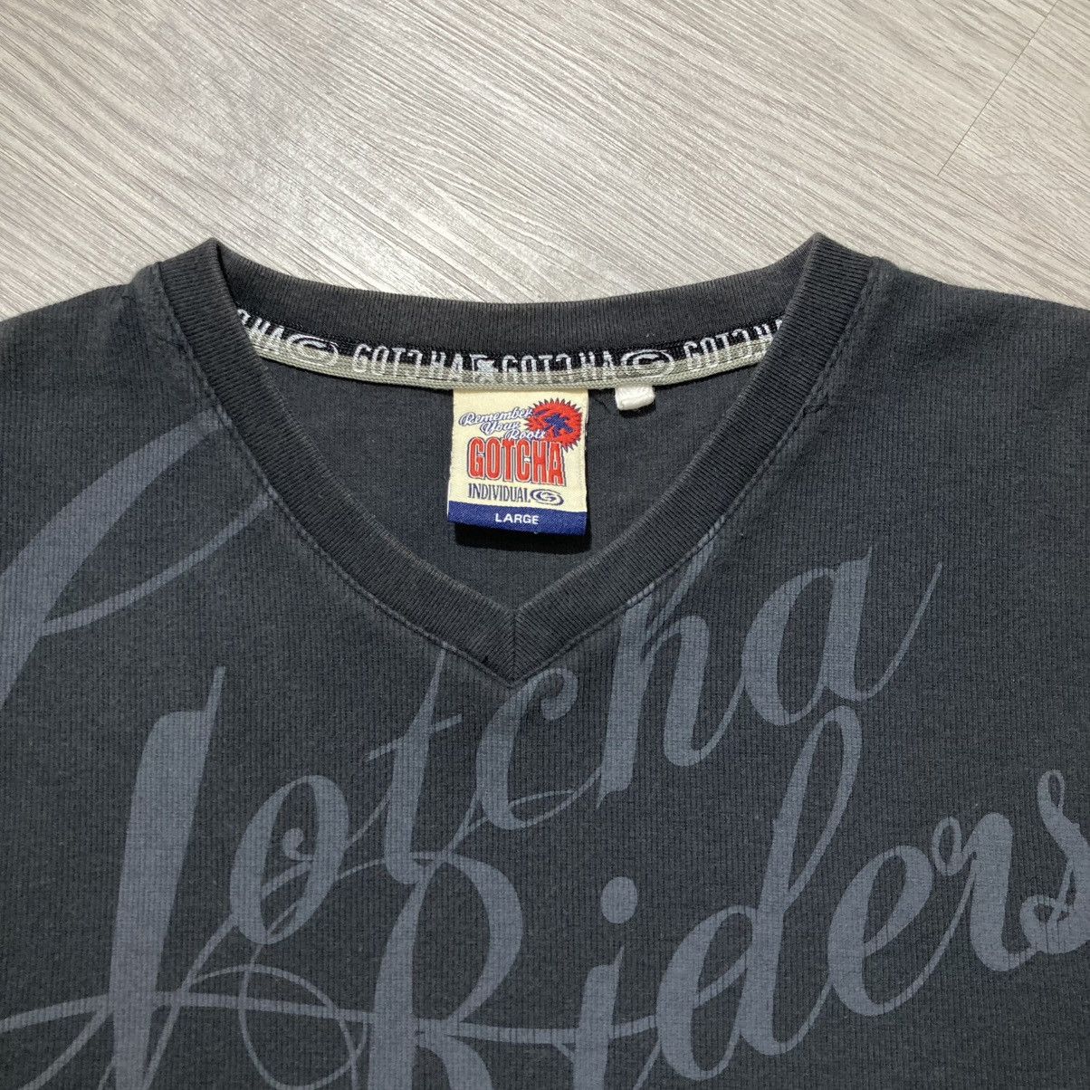 20471120 2000s Gotcha Surf Poem Logo T-shirt Tribal Punk Gothic Style Size US M / EU 48-50 / 2 - 7 Thumbnail