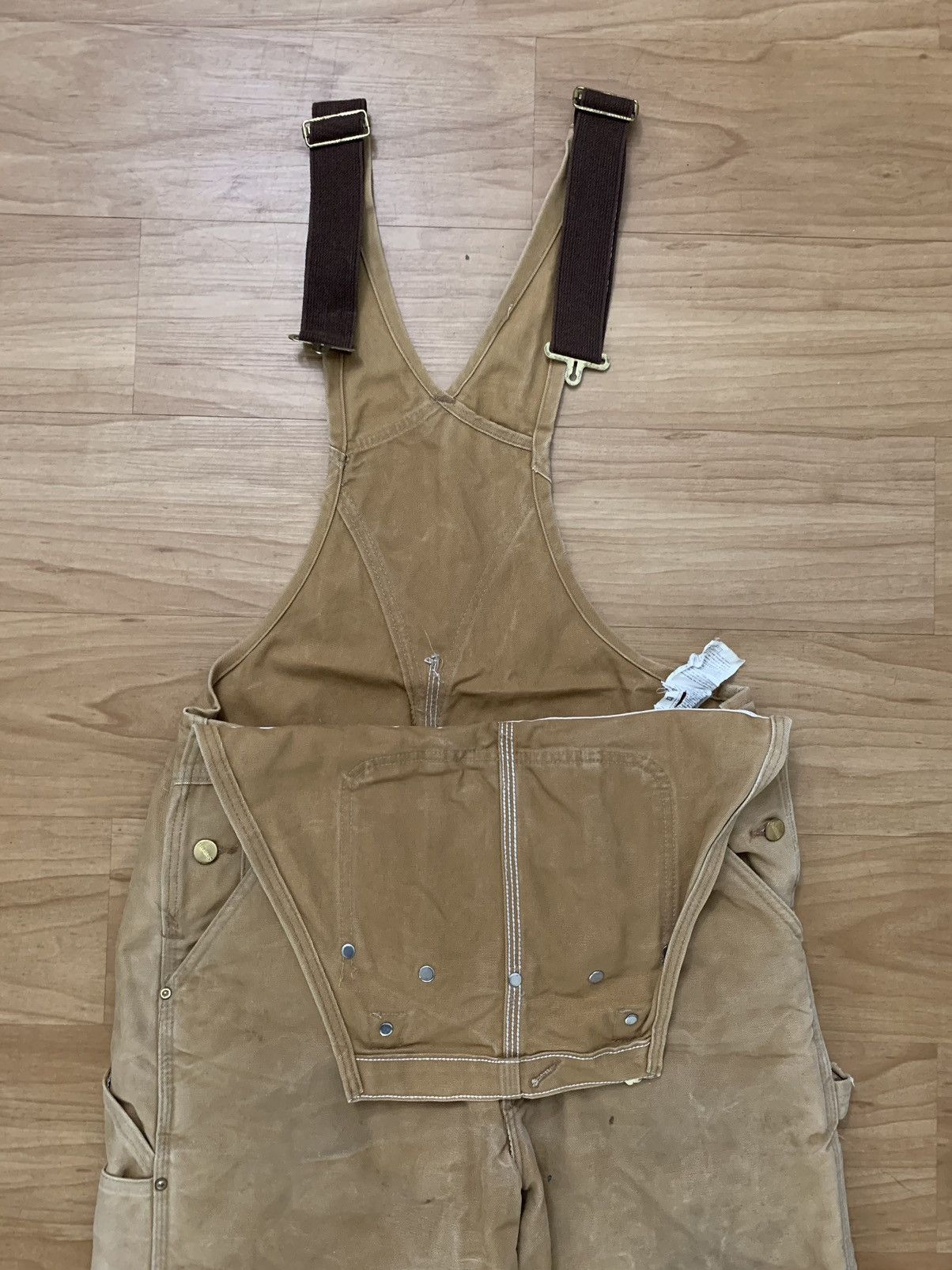 Carhartt 🏷️Vintage Carhartt Double-Knee Insulated Overalls (36x30) Size US 36 / EU 52 - 6 Thumbnail