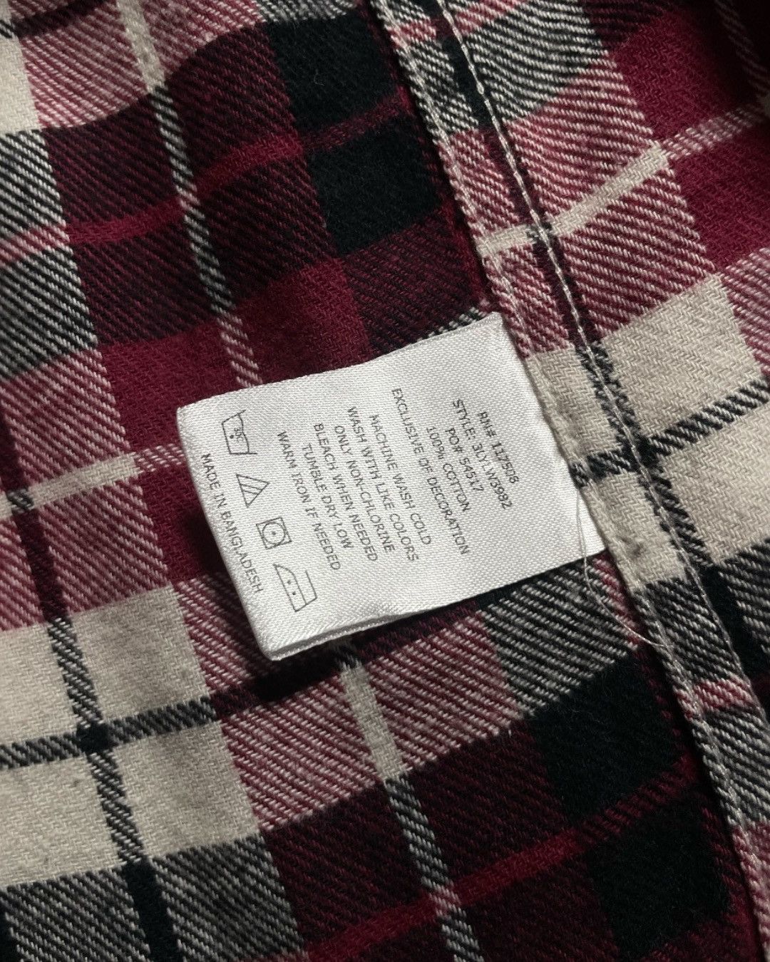 Levi's Flannel Shirt Western Double Pocket LEVIS Size M fit XL Size US M / EU 48-50 / 2 - 7 Thumbnail