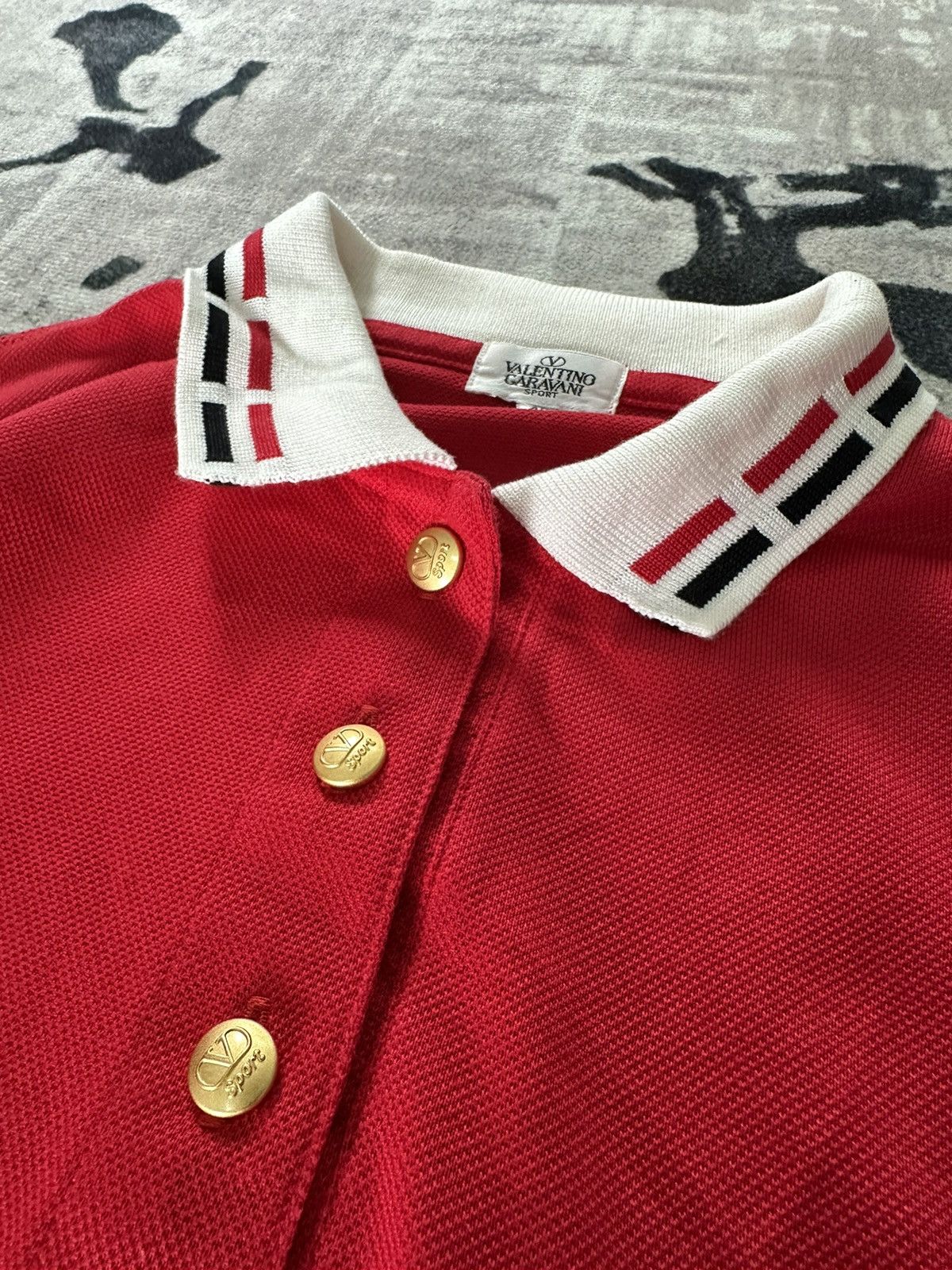 1990s Valentino Garavani Sport polo long sleeve