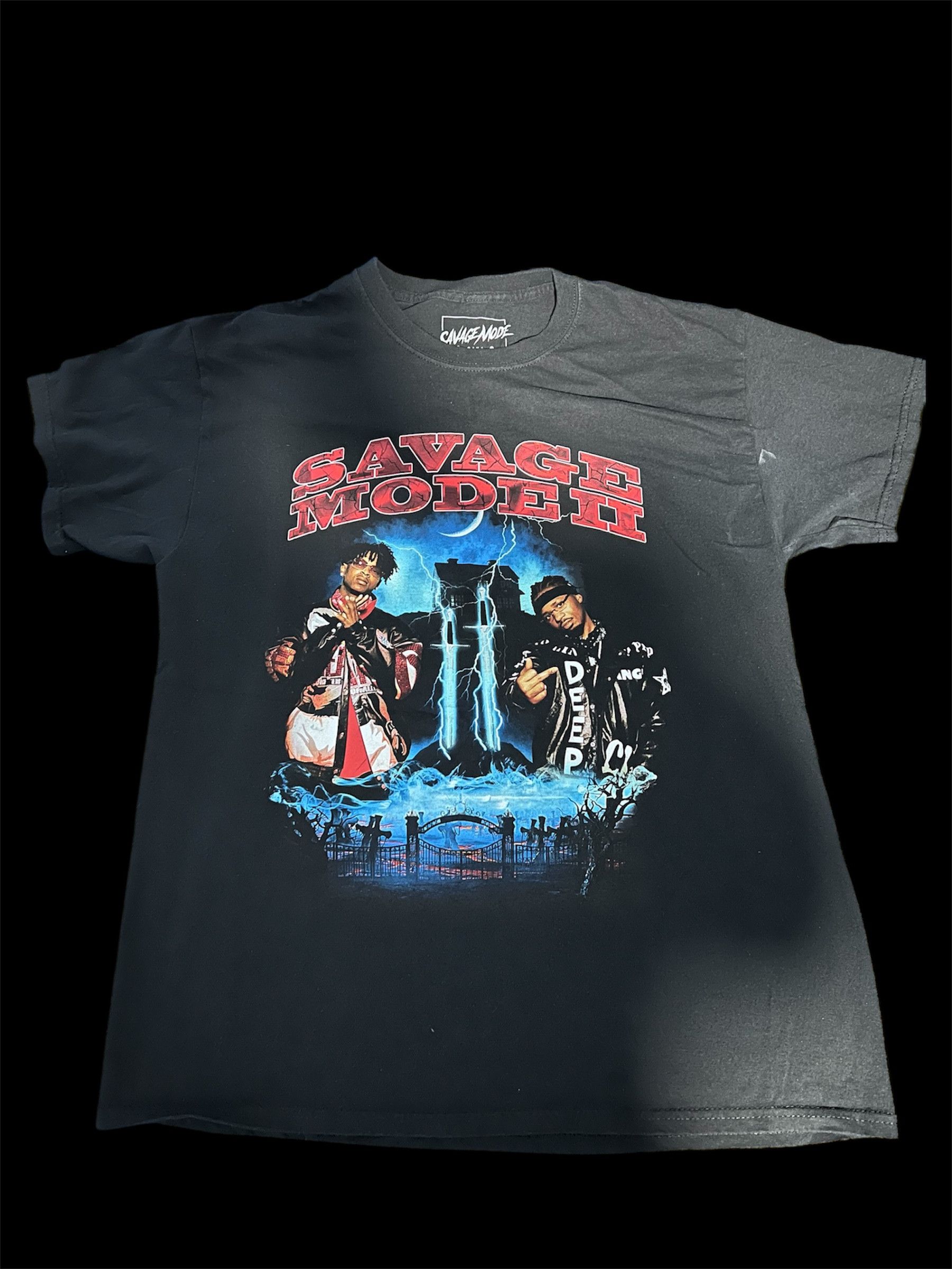 21 Savage × Metro Boomin Savage Mode II Tee | Grailed