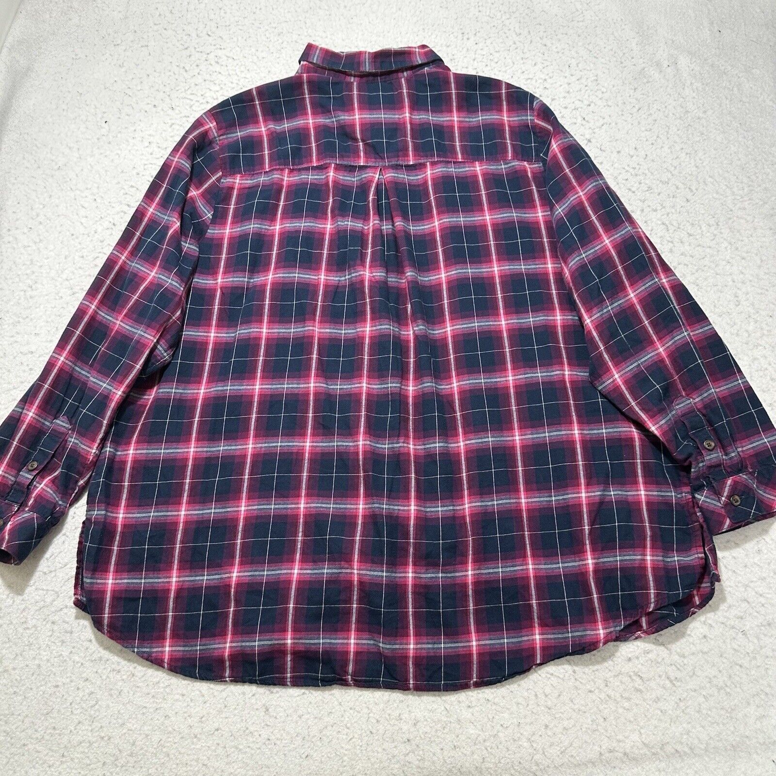 Sonoma Sonoma 2X The Every Day Shirt Long Sleeve Plaid Button Front Size XXL / US 16-18 / IT 52-54 - 9 Thumbnail