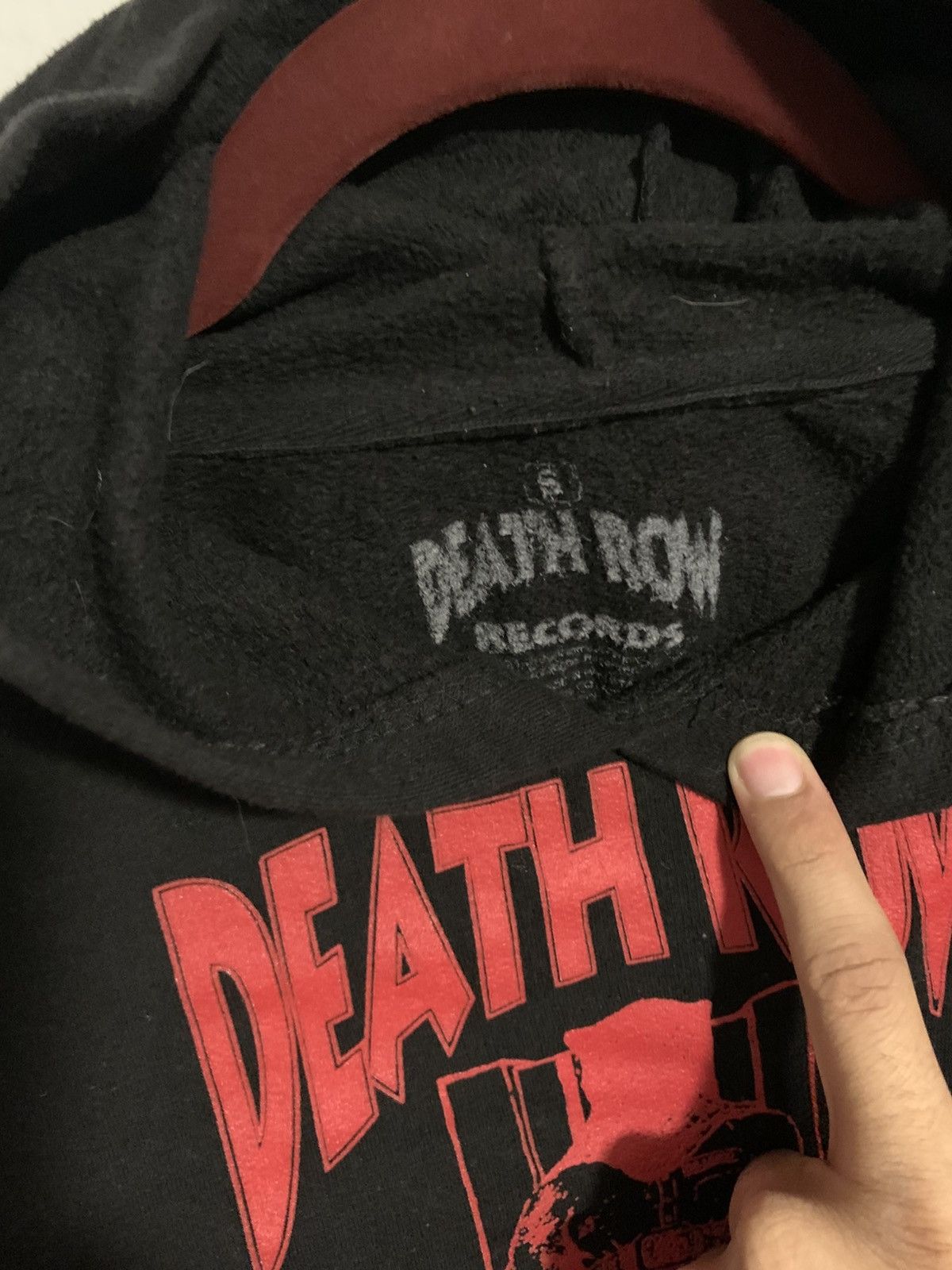 Death Row Records Vintage Death Row Records Hoodie Size US S / EU 44-46 / 1 - 2 Thumbnail