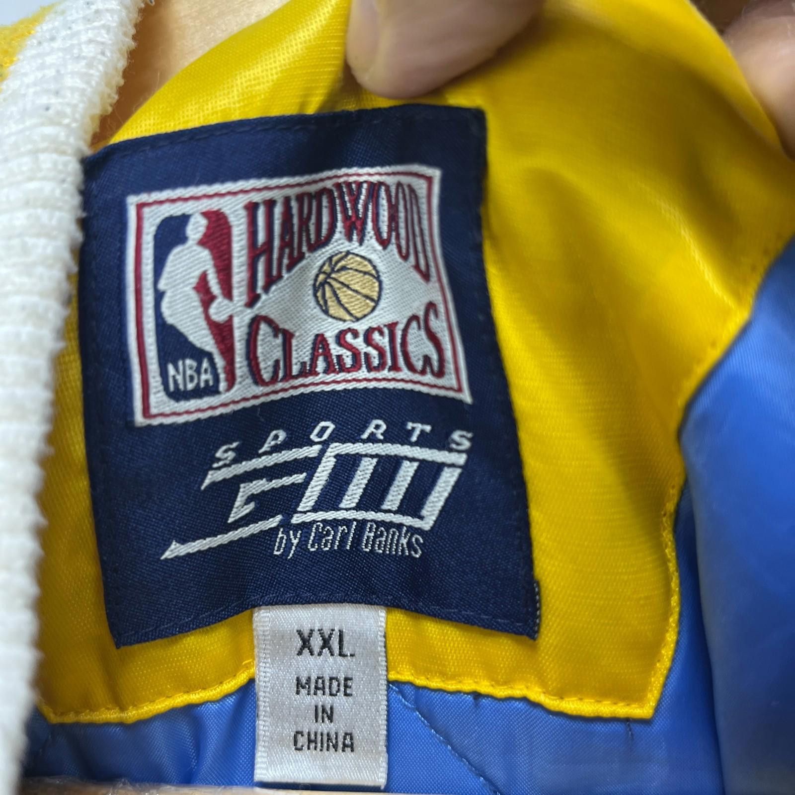 NBA Vintage Minneapolis Lakers Sand Bomber Jacket NBA 2XL Size US XXL / EU 58 / 5 - 5 Thumbnail