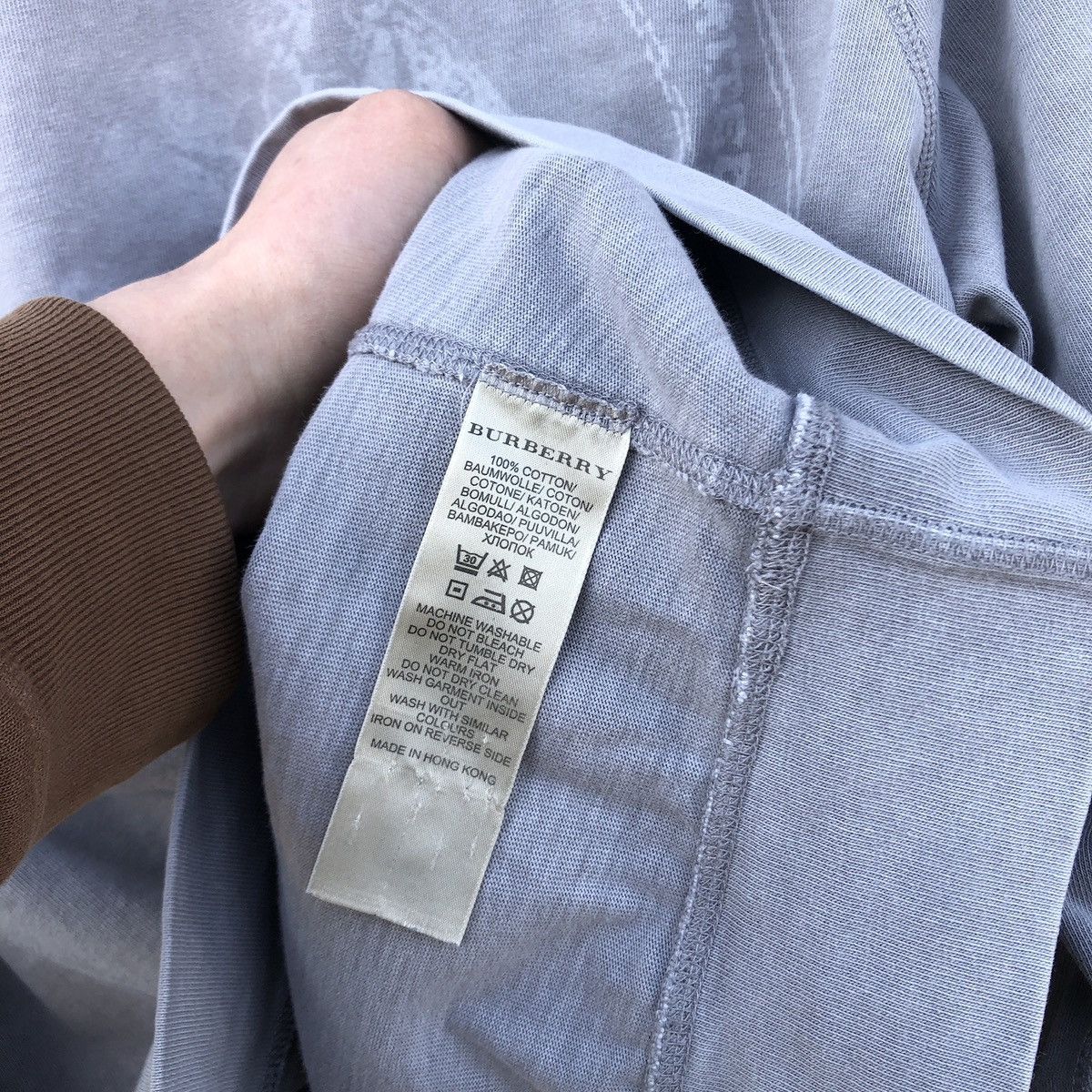 Burberry Burberry Brit Grey Crewneck Sweatshirt XXL Size US XXL / EU 58 / 5 - 7 Thumbnail