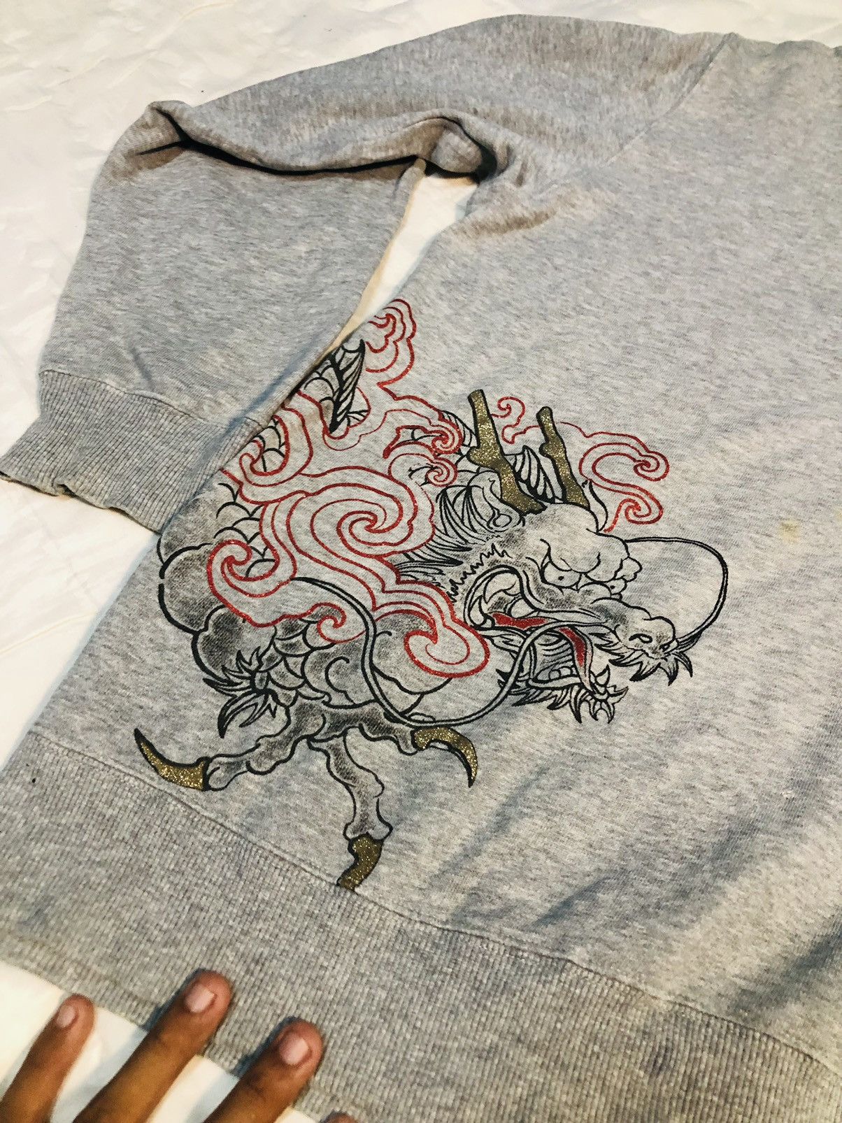 Japanese Brand × Vintage Sonnidene Big Logo Dragon Long sleeve T-Shirt (6) Size US XL / EU 56 / 4 - 5 Thumbnail
