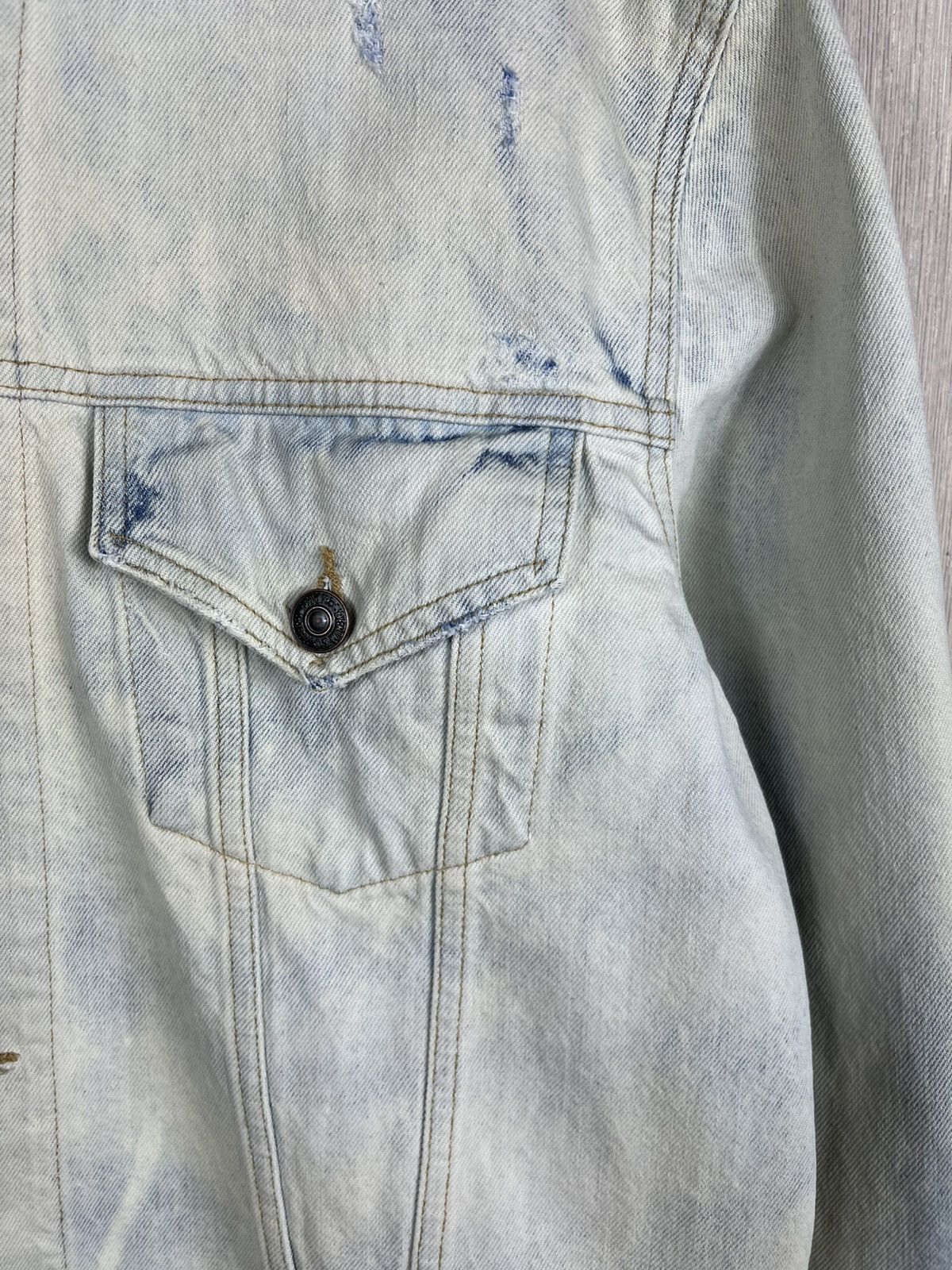 Denim & Supply Ralph Lauren Ralph Lauren denim & supply acid bleach skull denim jacket Size US M / EU 48-50 / 2 - 8 Thumbnail