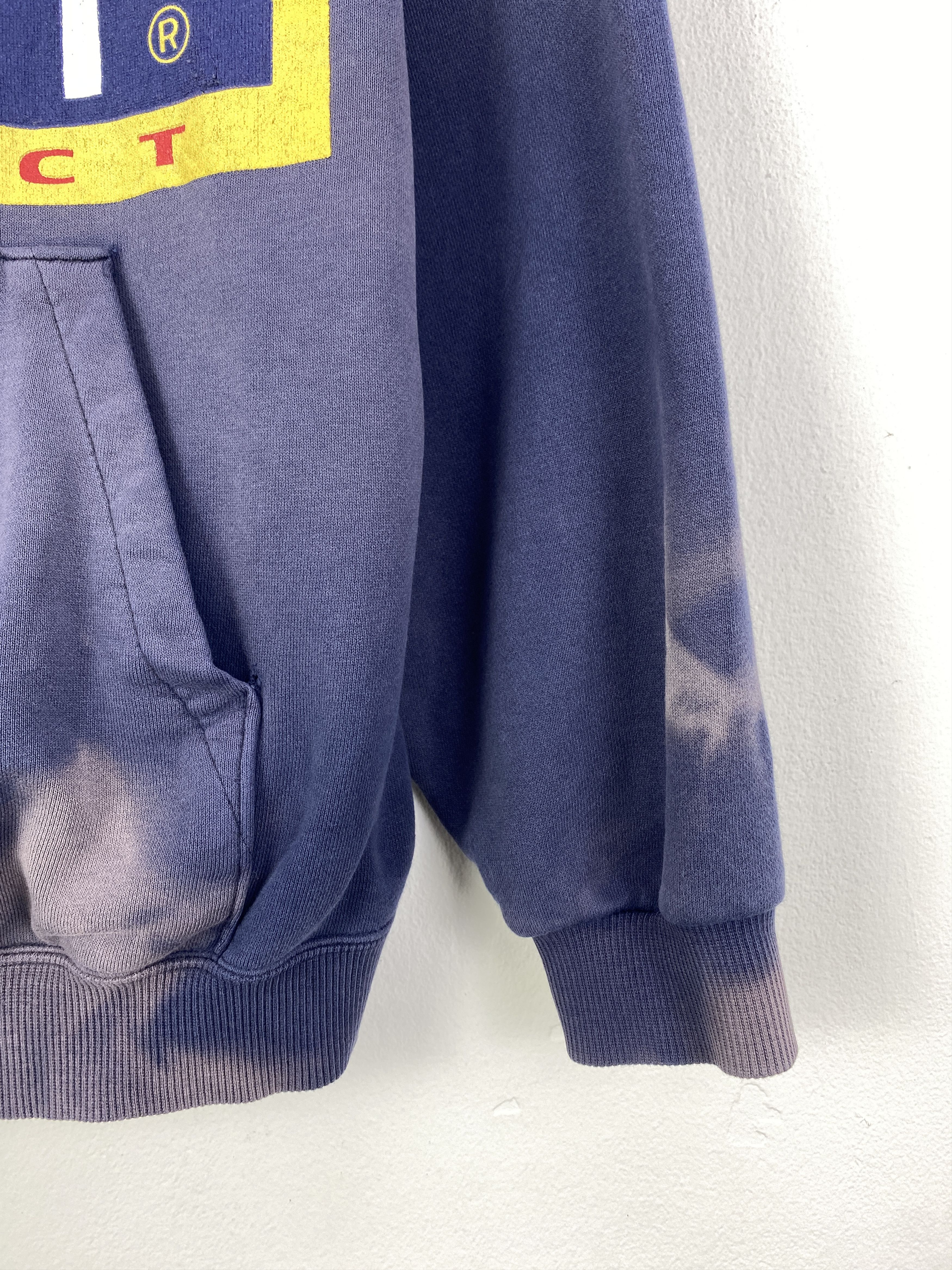 Bugle Boy 90s Vintage Bugle Boy Logo Box Bleach Faded Hoodie SH0122 Size US M / EU 48-50 / 2 - 5 Thumbnail