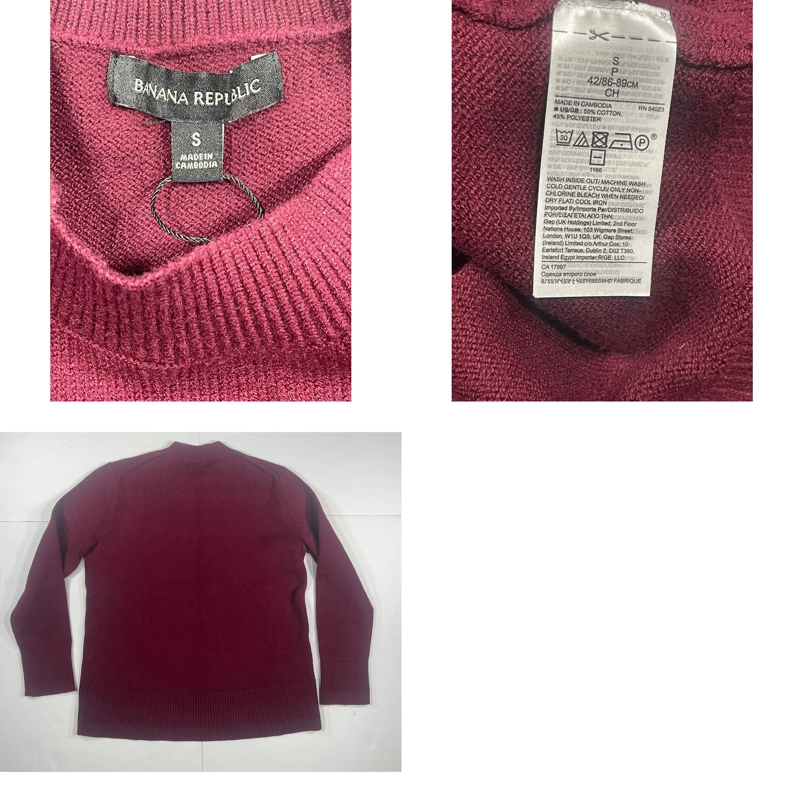 Banana Republic Banana Republic Sweater Womens S Red Knit Crew Neck Long Sleeve Pullover Women Size Size S / US 4 / IT 40 - 8 Thumbnail