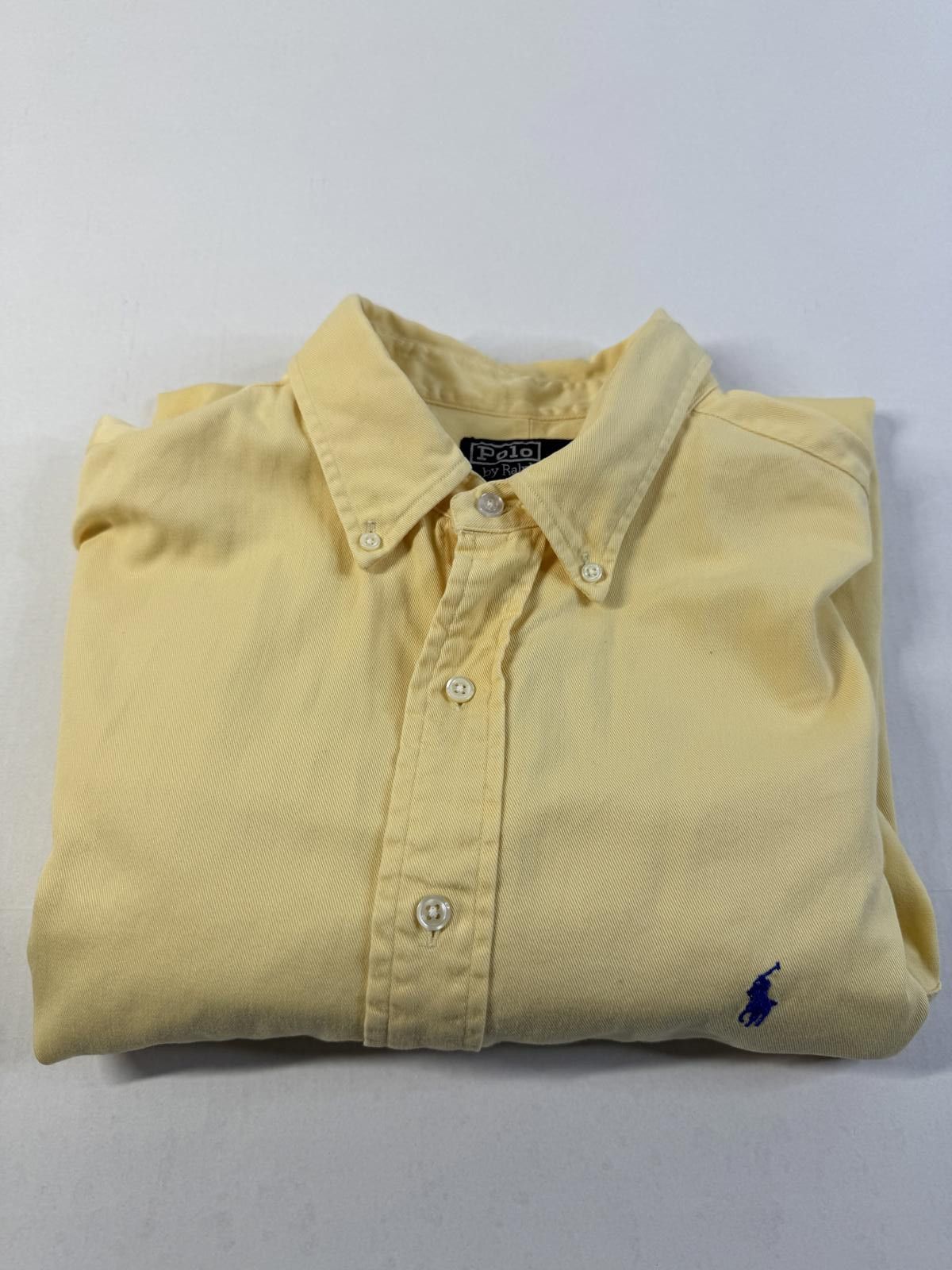 Polo Ralph Lauren Ralph Lauren Yellow Button Up Long Sleeve Size XL Heavy Duty Size US XL / EU 56 / 4 - 8 Thumbnail