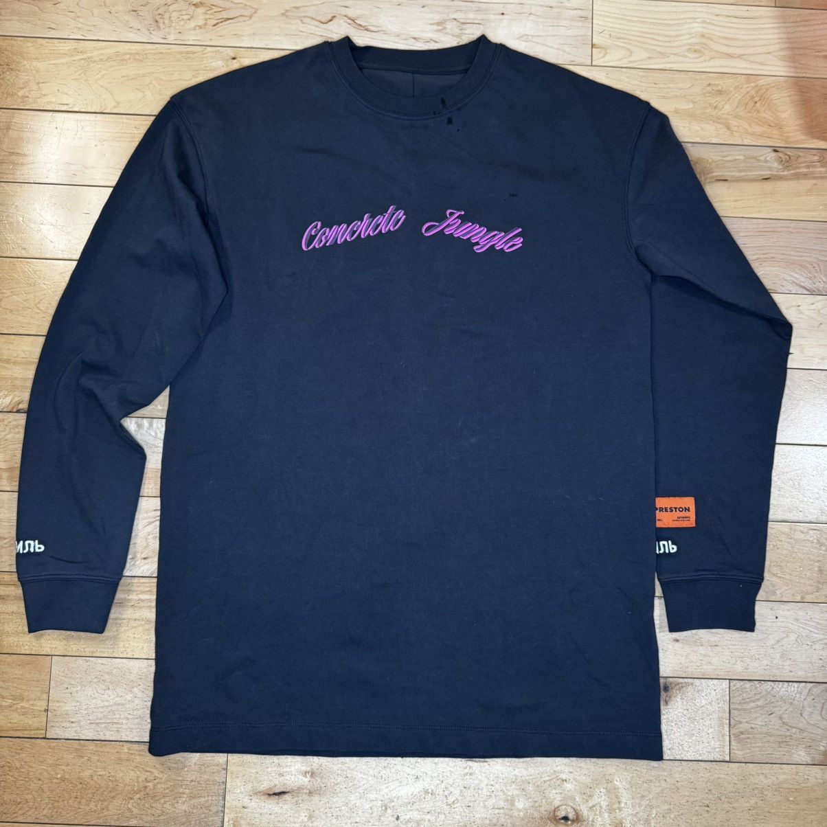 Heron Preston Heron Preston concrete jungle Long Sleve tee shirt Sz S Size US S / EU 44-46 / 1 - 1 Thumbnail