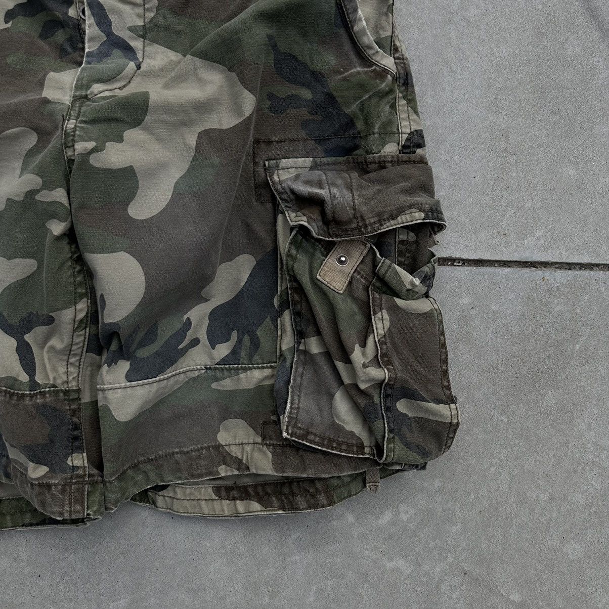 Other Vintage Japanese Style Camo Multi-pocket Shorts Y2K Army 00s Size US 36 / EU 52 - 7 Thumbnail