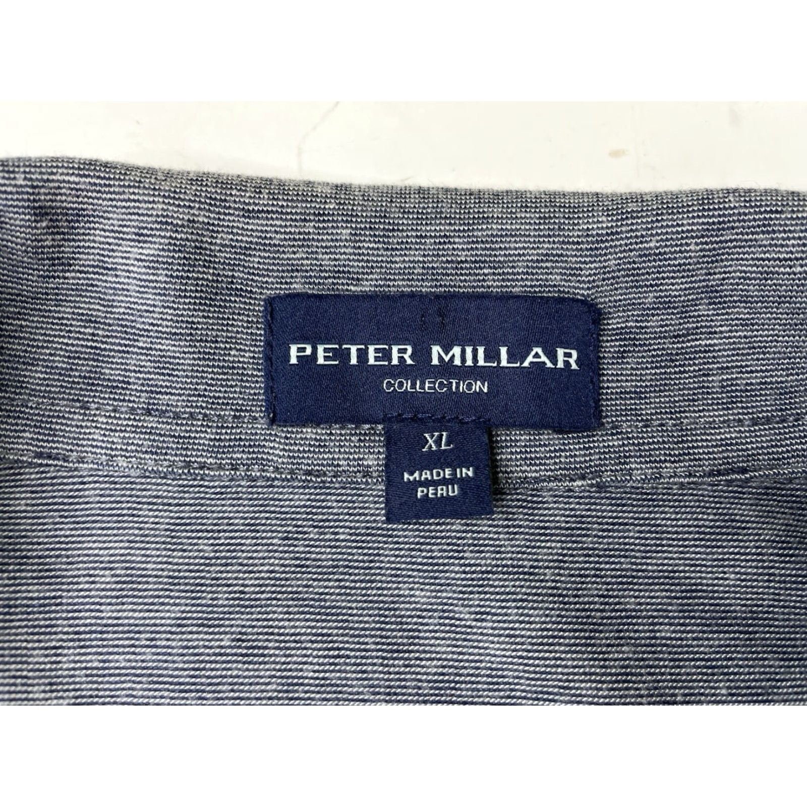 Peter Millar Peter Millar Shirt Indigo Mens XL Amalfi Camp Stretch Button Up Shirt Size US XL / EU 56 / 4 - 3 Thumbnail