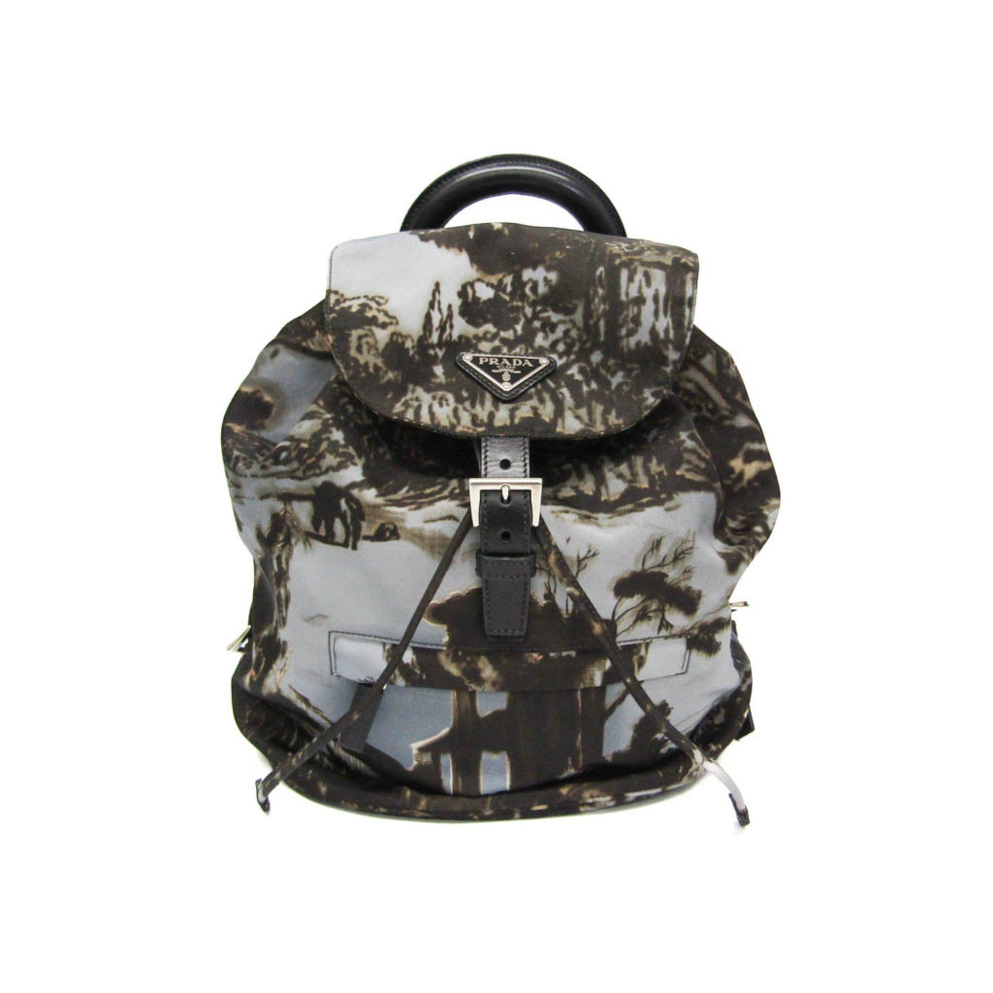 Prada Multicolour Canvas Backpack Bag (Pre-Owned) Size ONE SIZE - 1 Thumbnail