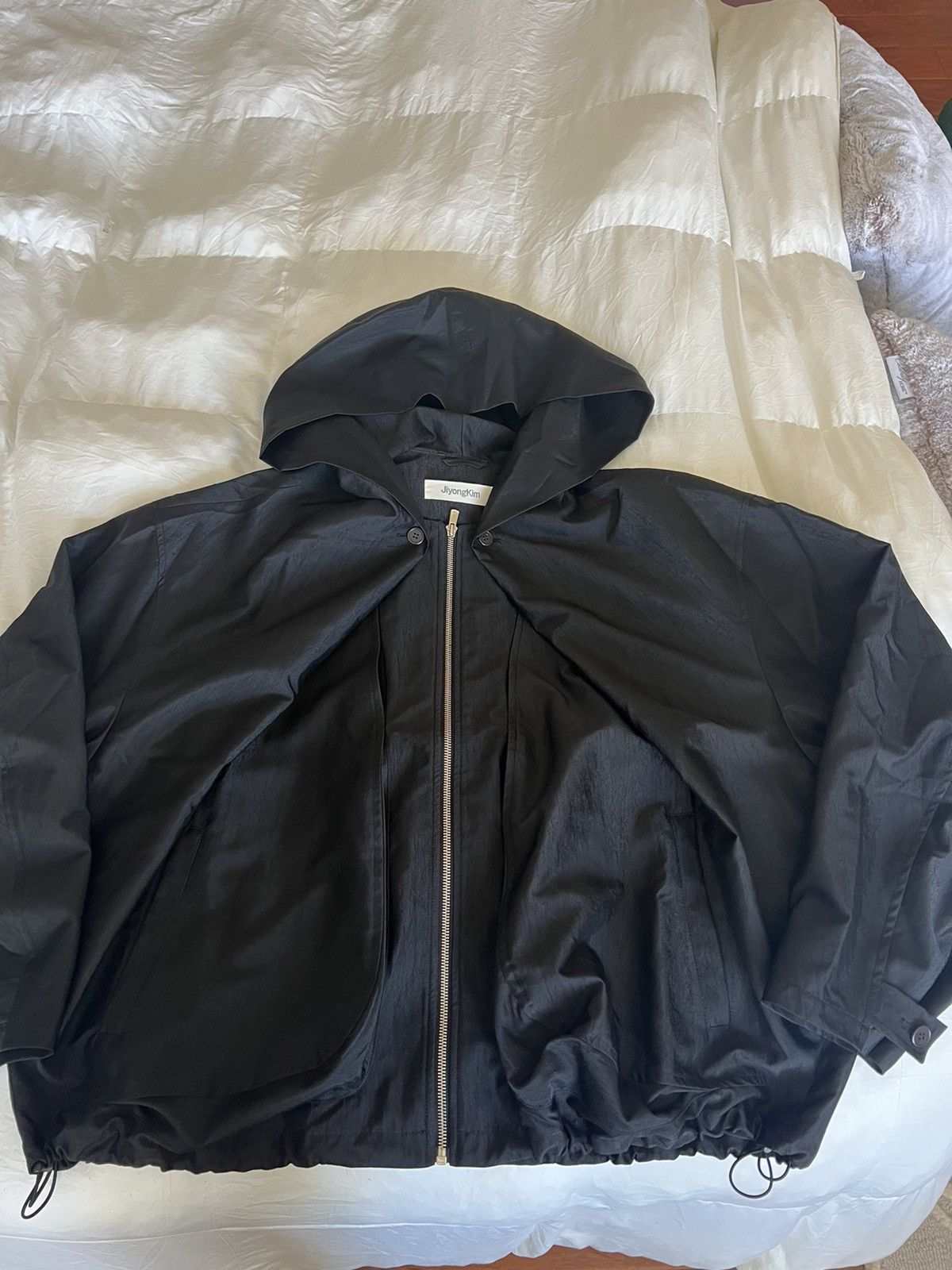 JiyongKim Jiyongkim Draped Hooded Jacket Size US L / EU 52-54 / 3 - 3 Thumbnail