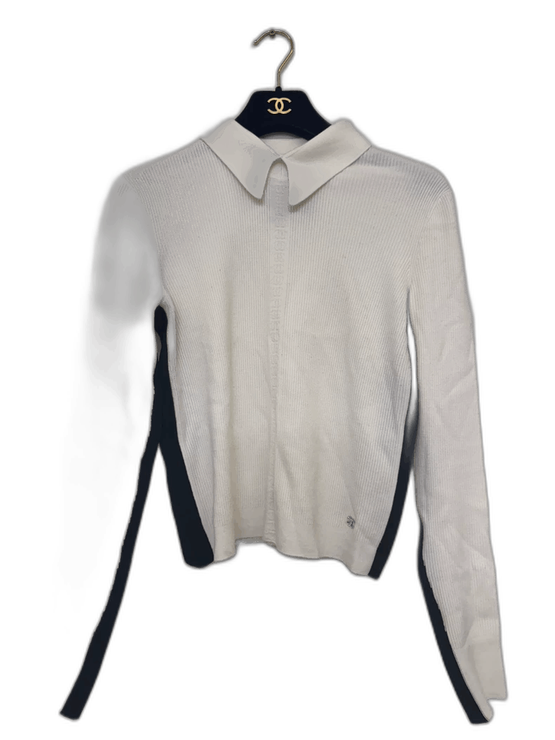 Chanel Chanel Ski Series Knit Top Size 38 Size M / US 6-8 / IT 42-44 - 1 Thumbnail