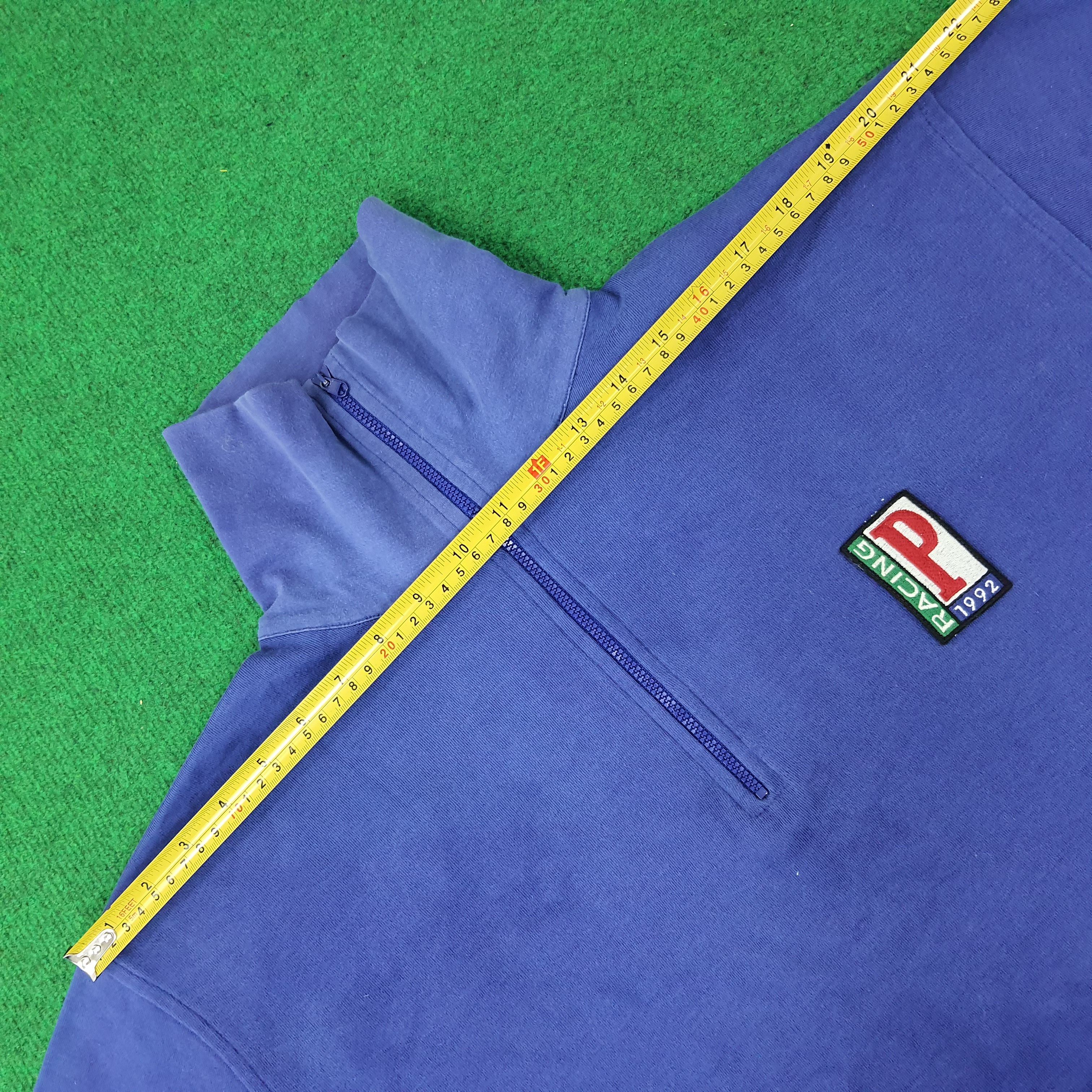 Polo Ralph Lauren Vintage POLO Ralph Lauren Racing Half Zipper C250N21 Size US L / EU 52-54 / 3 - 14 Thumbnail