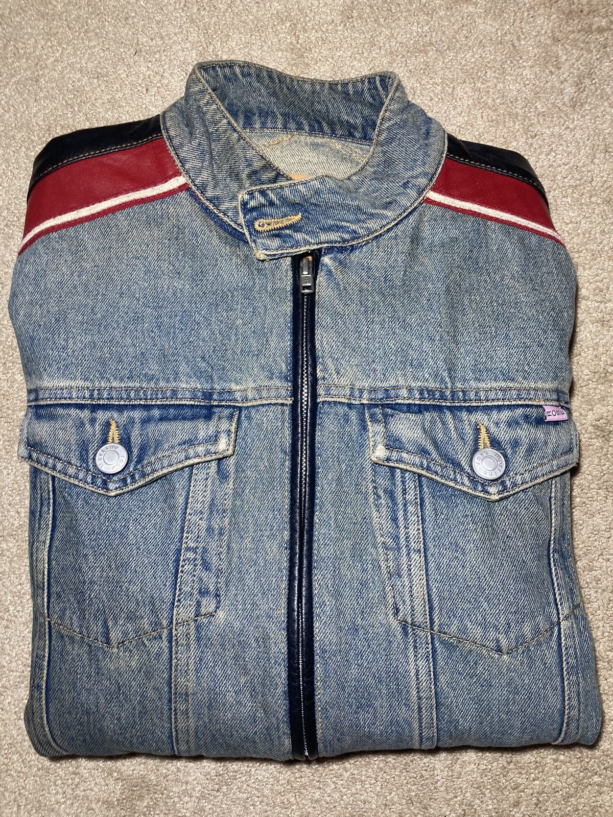 Martine Rose SS20 Martine Rose Leather Stripe Denim Reconstructed 2020 MR Size US S / EU 44-46 / 1 - 1 Thumbnail