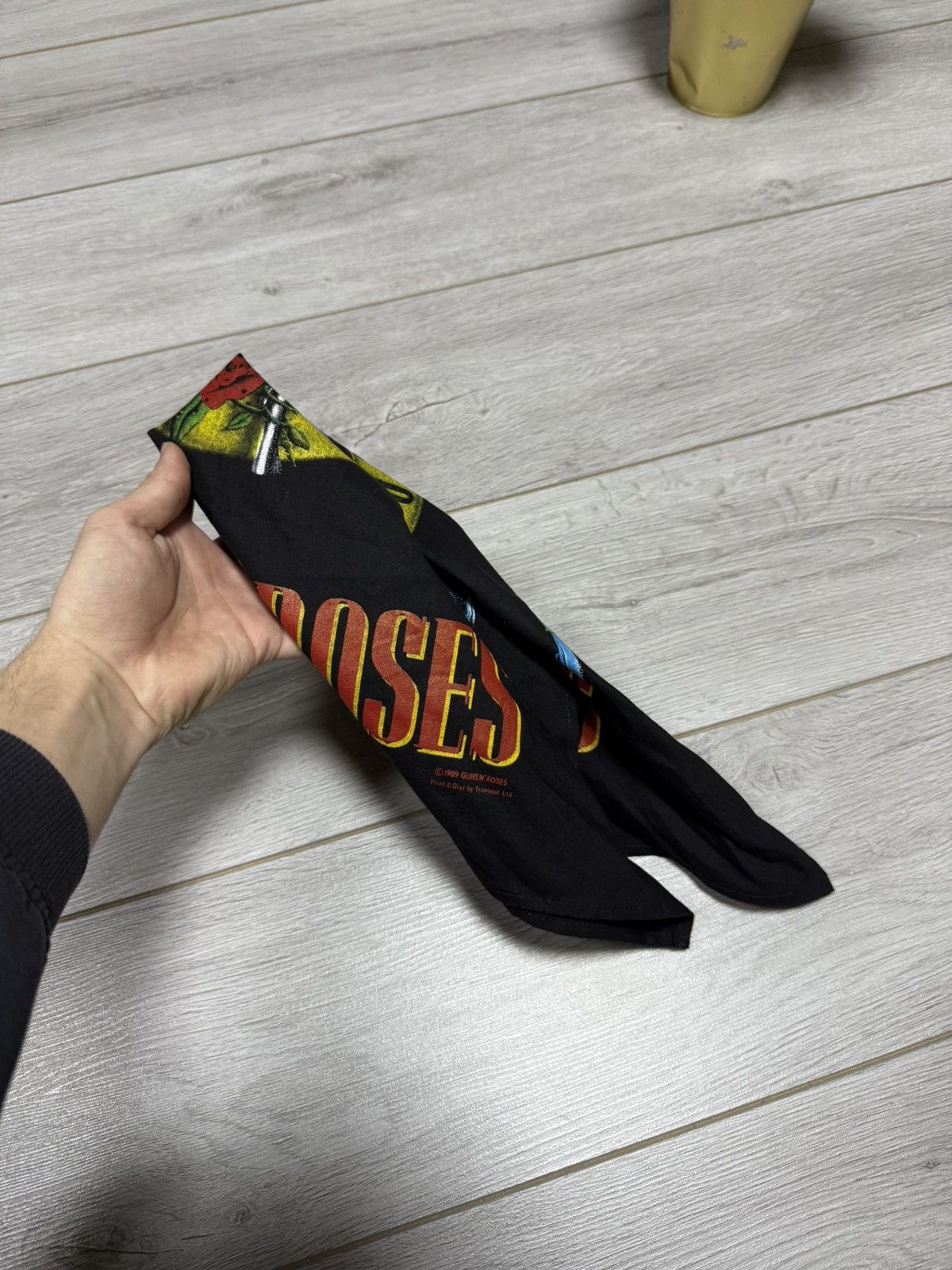 Guns N' Roses Guns n’ Roses 1989 scarf vintage transeal head hat Size ONE SIZE - 3 Thumbnail