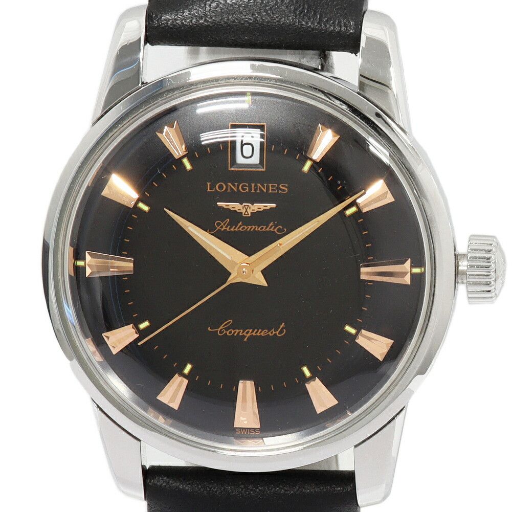 Longines Longines Longines Conquest Heritage Stainless Steel Watch Metal Automatic L1.611.4.52.2 DUTY FREE for USA Size ONE SIZE - 1 Thumbnail