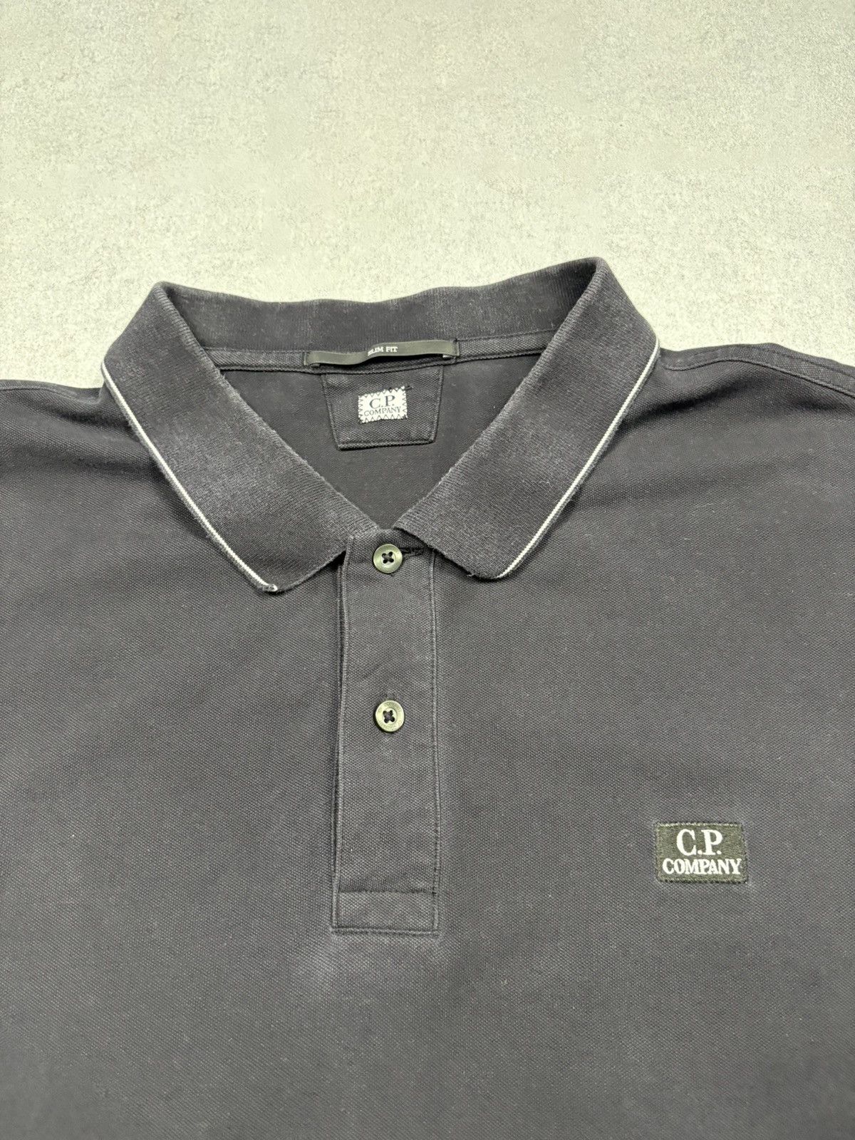 C.P. Company C.P. Company Logo Polo Shirt Black Slim Fit XXXL Casual SS20 Size US XXL / EU 58 / 5 - 5 Thumbnail