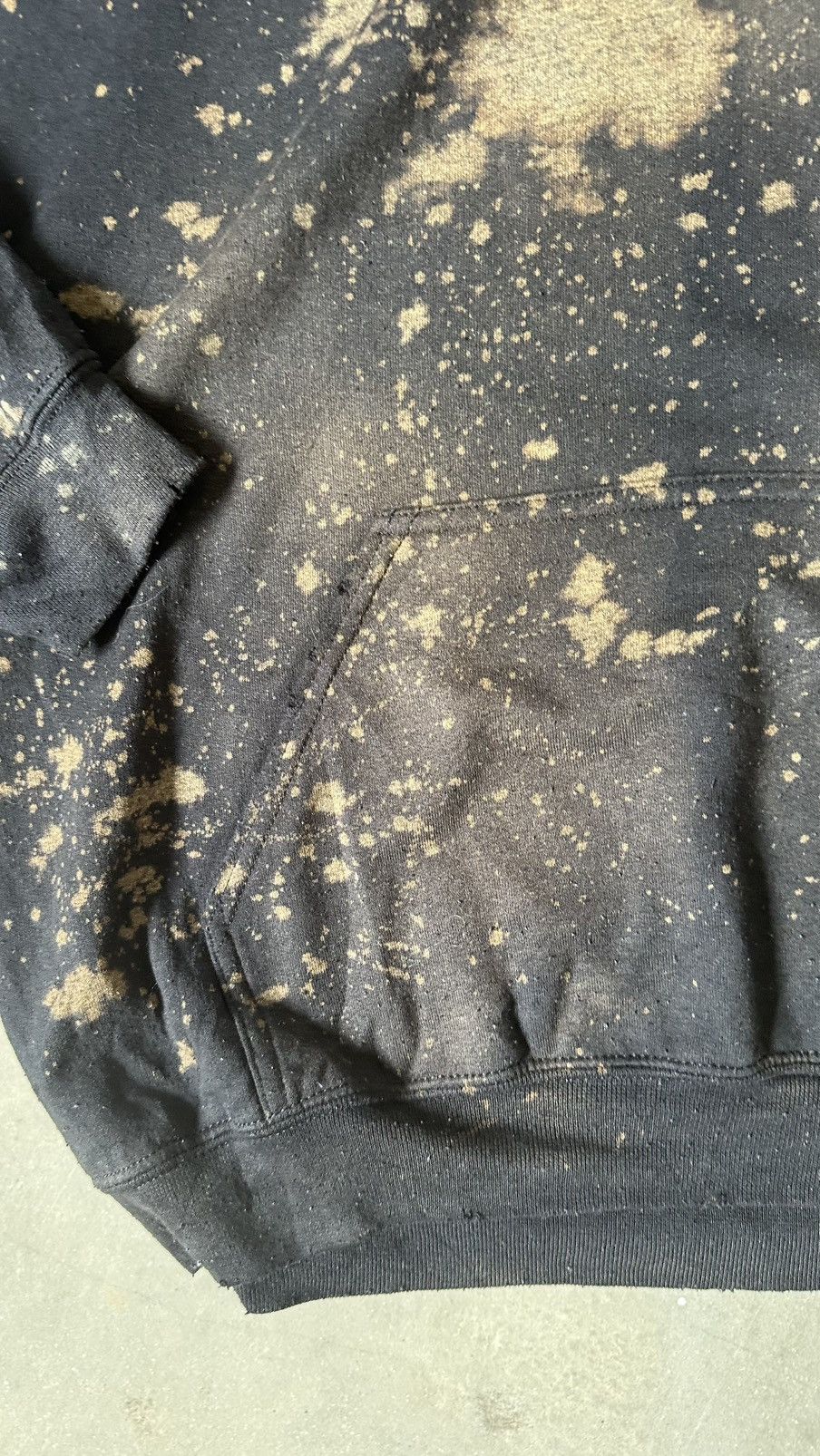 Japanese Brand UNUSUAL JAPAN TECH ACID WASH AFFLICTION HOODIE Size US XL / EU 56 / 4 - 3 Thumbnail