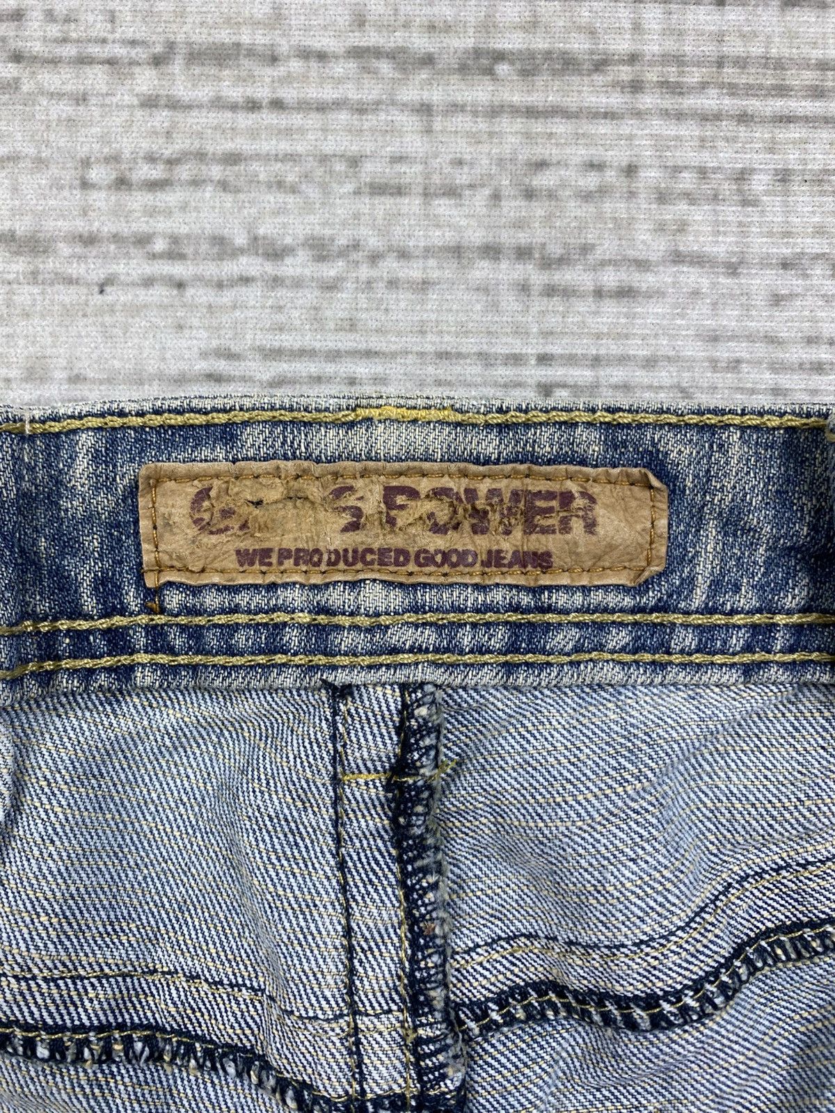 Hysteric Glamour Vintage Distressed Denim Jeans with Crisscross Punk Pants Size US 29 - 12 Thumbnail