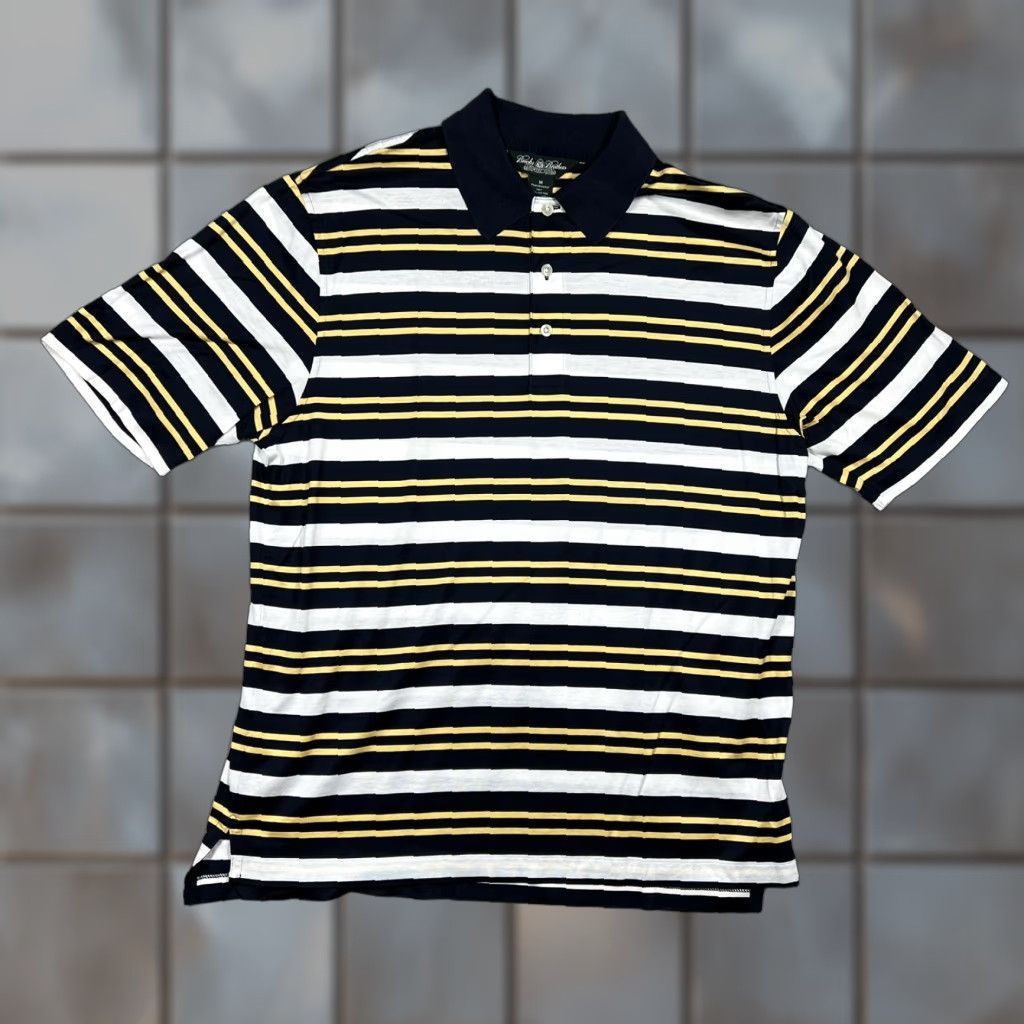 Brooks Brothers Brooks Brothers Performance Polo Men’s Medium Multicolor Striped Blue Shirt Mens Colorful Classic Sports Size US M / EU 48-50 / 2 - 1 Thumbnail