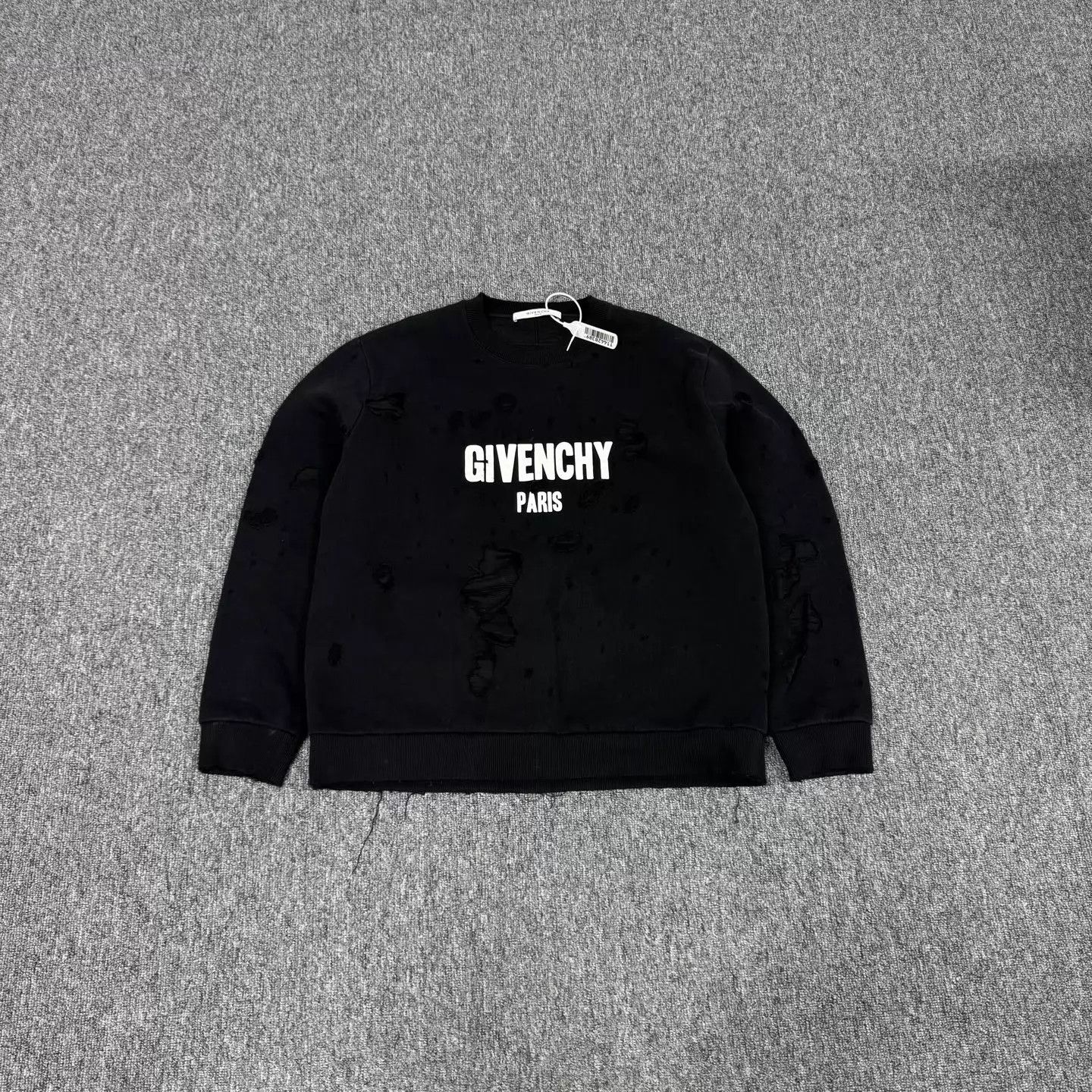Givenchy Givenchy Distressed Destroyed Sweatshirt XL 99 New Size US XL / EU 56 / 4 - 1 Thumbnail
