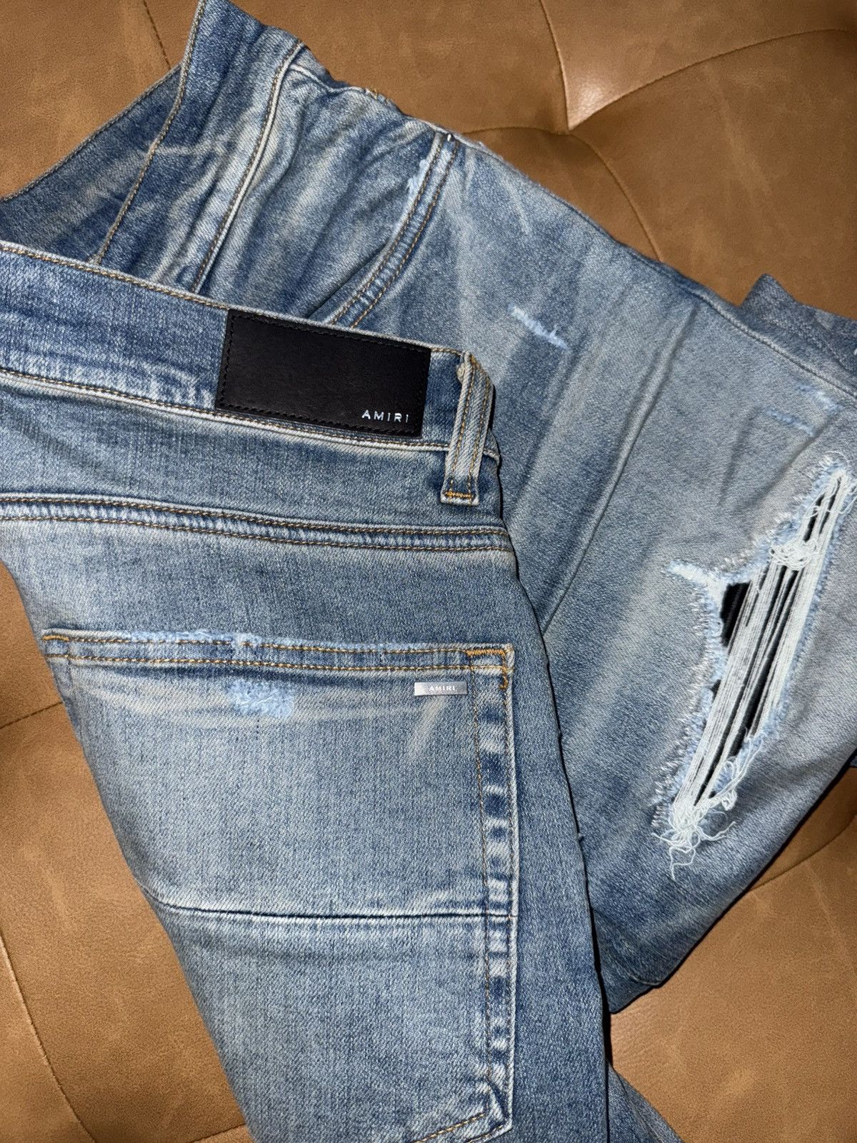Amiri Amiri indigo mx1 jeans Size US 34 / EU 50 - 4 Thumbnail
