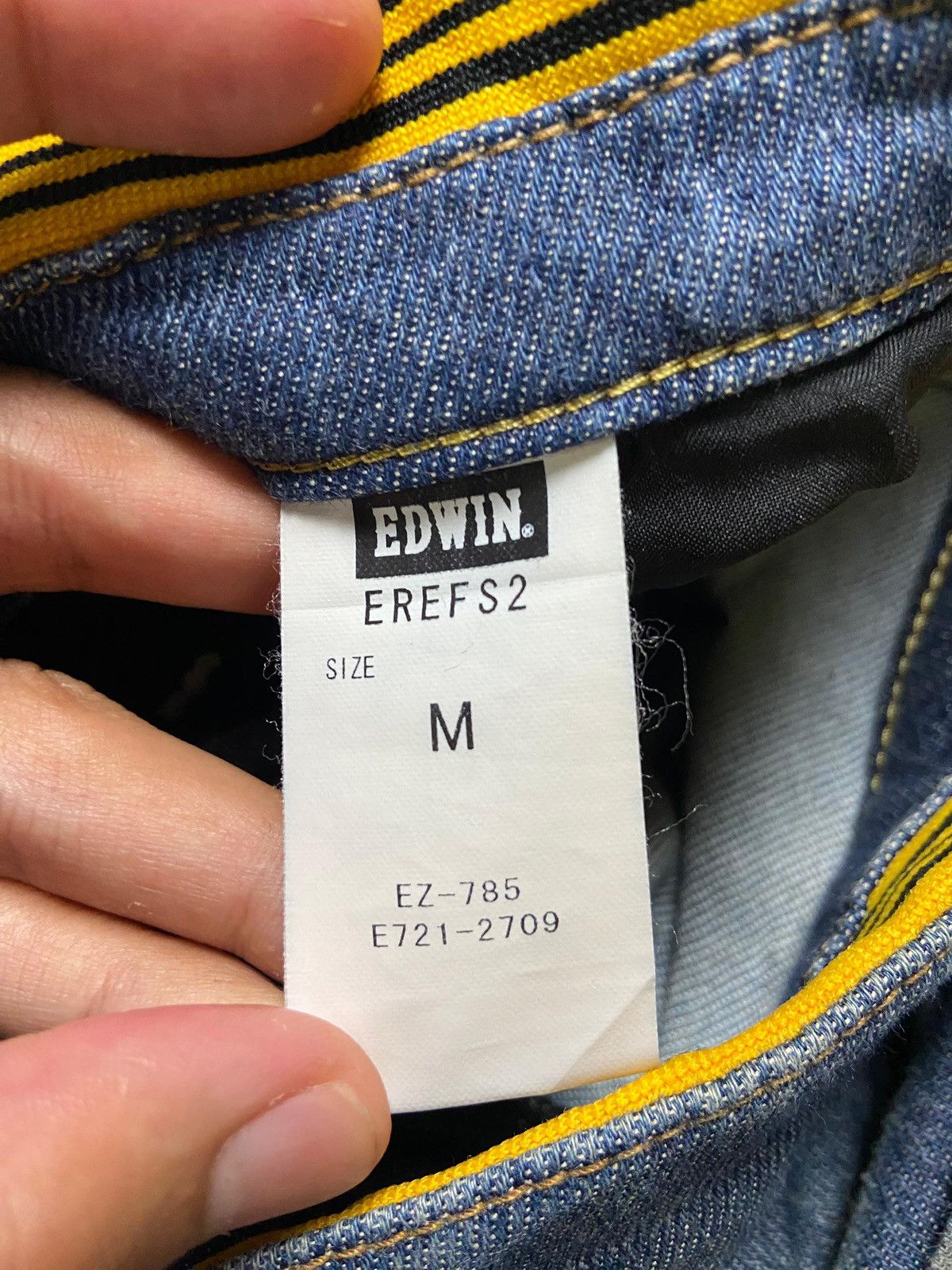 Edwin × Vintage Vintage EDWIN Regular Fit Distressed Denim Jeans (123) Size US 32 / EU 48 - 3 Thumbnail