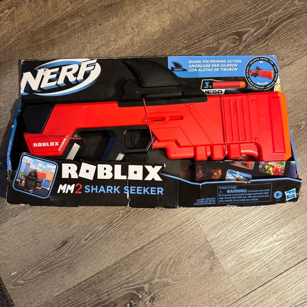 NEFF NERF X Roblox MM2 Shark Seeker Gun With Codes Size ONE SIZE - 2 Thumbnail