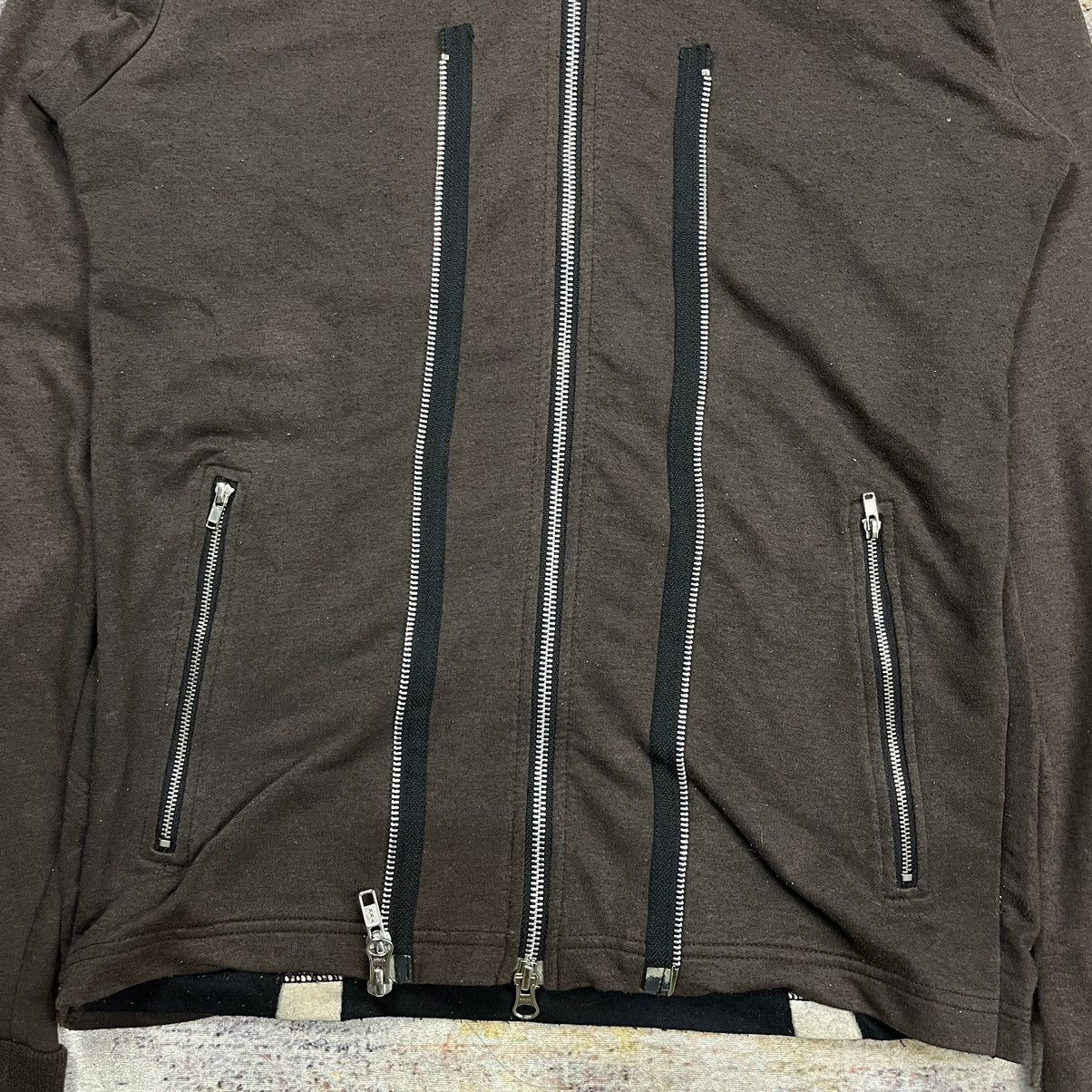 If Six Was Nine × Le Grande Bleu (L.G.B.) × PPFM Rare PPFM seditionaries multi zipper skeleton zip hoodie Size US M / EU 48-50 / 2 - 12 Thumbnail