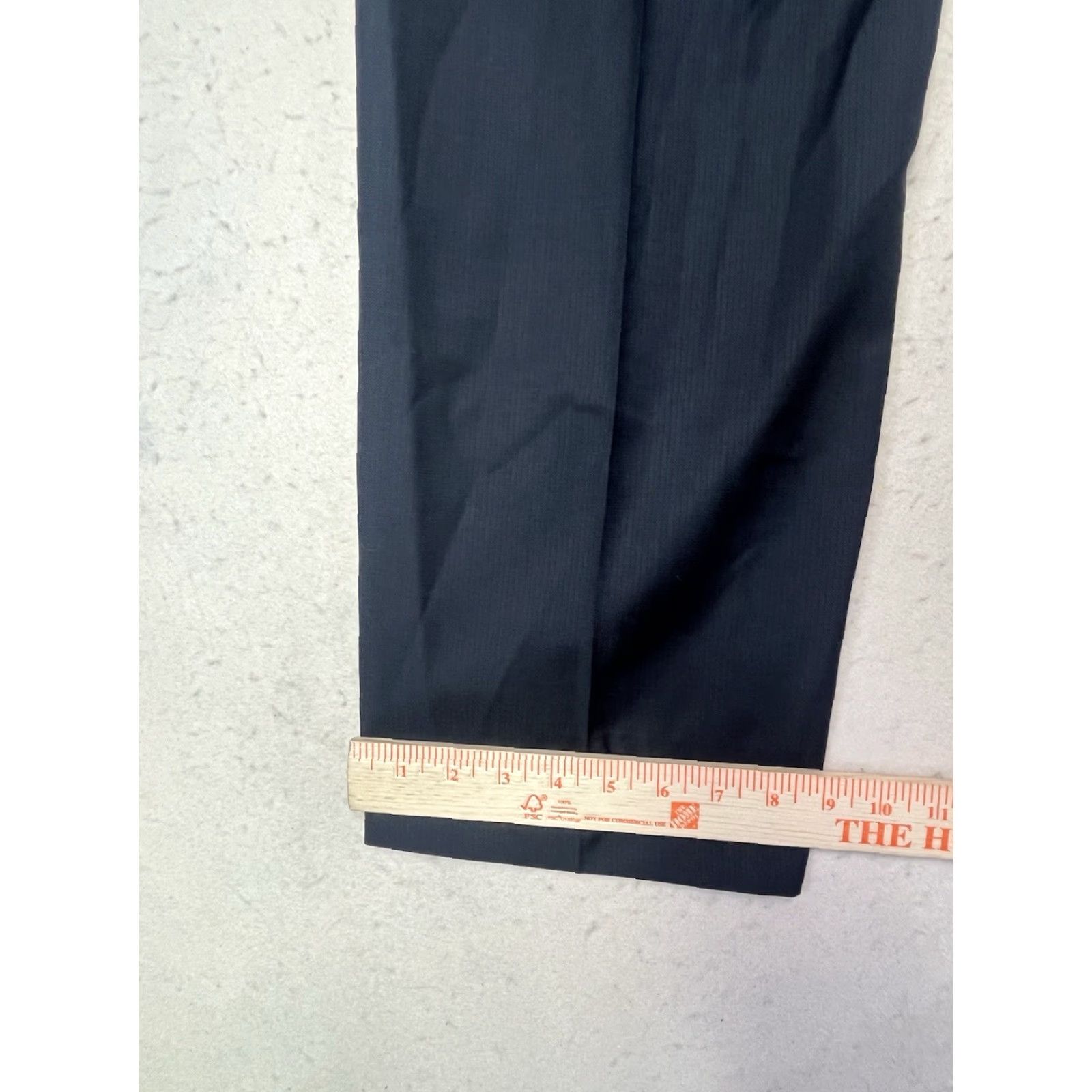 Vintage Hugo Boss Dress Pants Men 36R Slacks Black Dress Pants Mens 36 Black Slacks Boss Check Pattern Regular Waist 36 Size US 36 / EU 52 - 6 Thumbnail