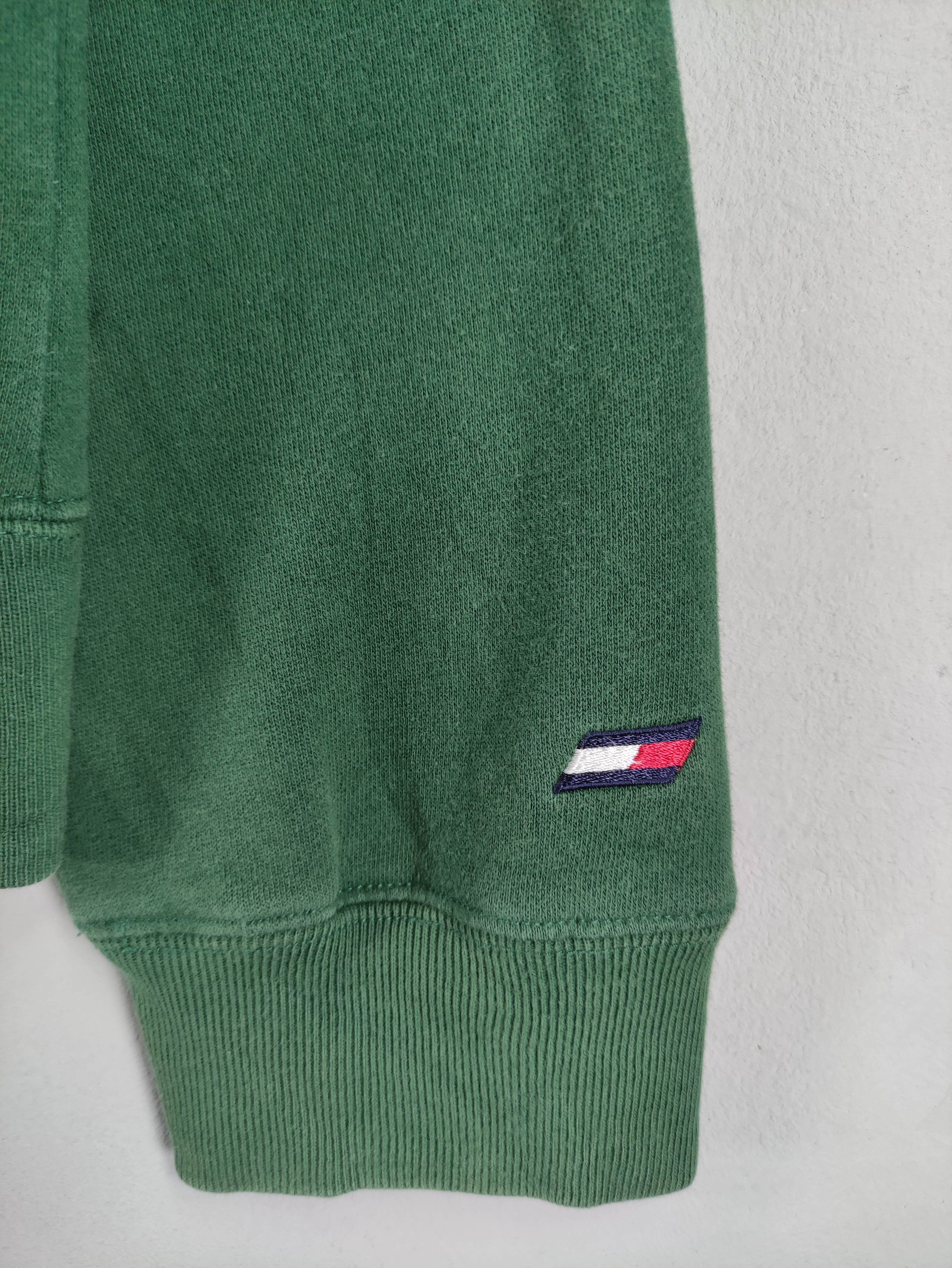 Tommy Hilfiger × Vintage Vintage Tommy Hilfiger Sweater Hoodie Zipper Size US L / EU 52-54 / 3 - 3 Thumbnail