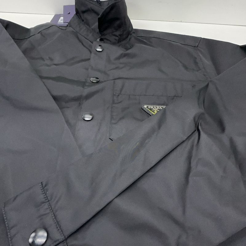 Prada Prada ReNylon Logo Black Long Sleeve Shirt-2506 Size US L / EU 52-54 / 3 - 4 Thumbnail