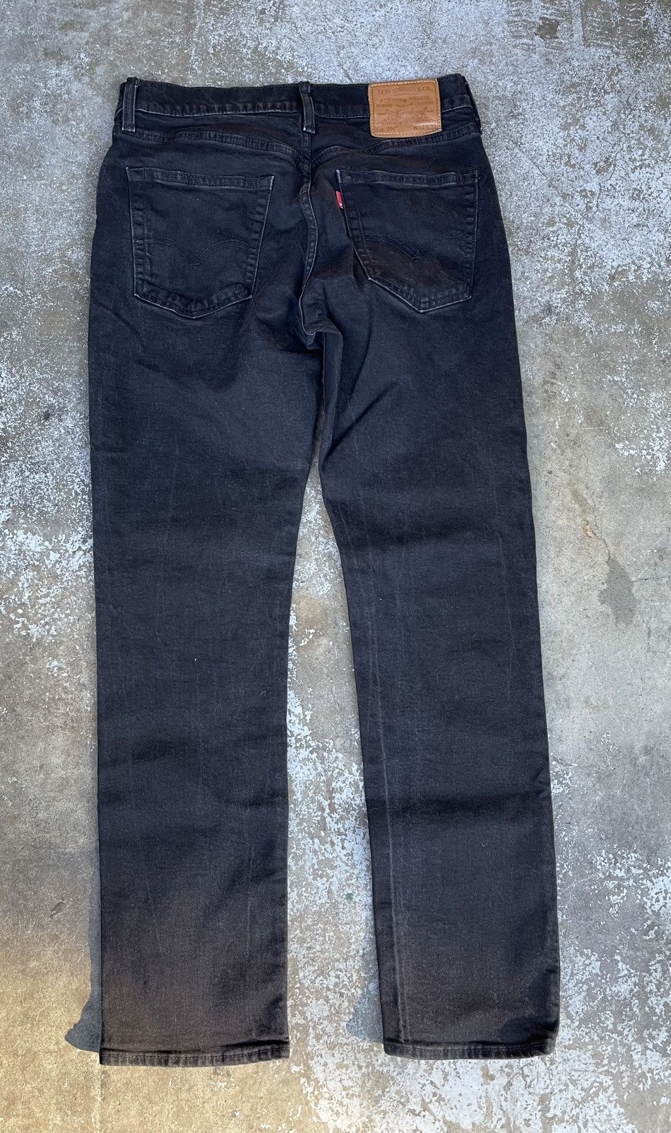 Levi's Levis Premium 514s Black Denim Jeans Size US 31 - 3 Thumbnail