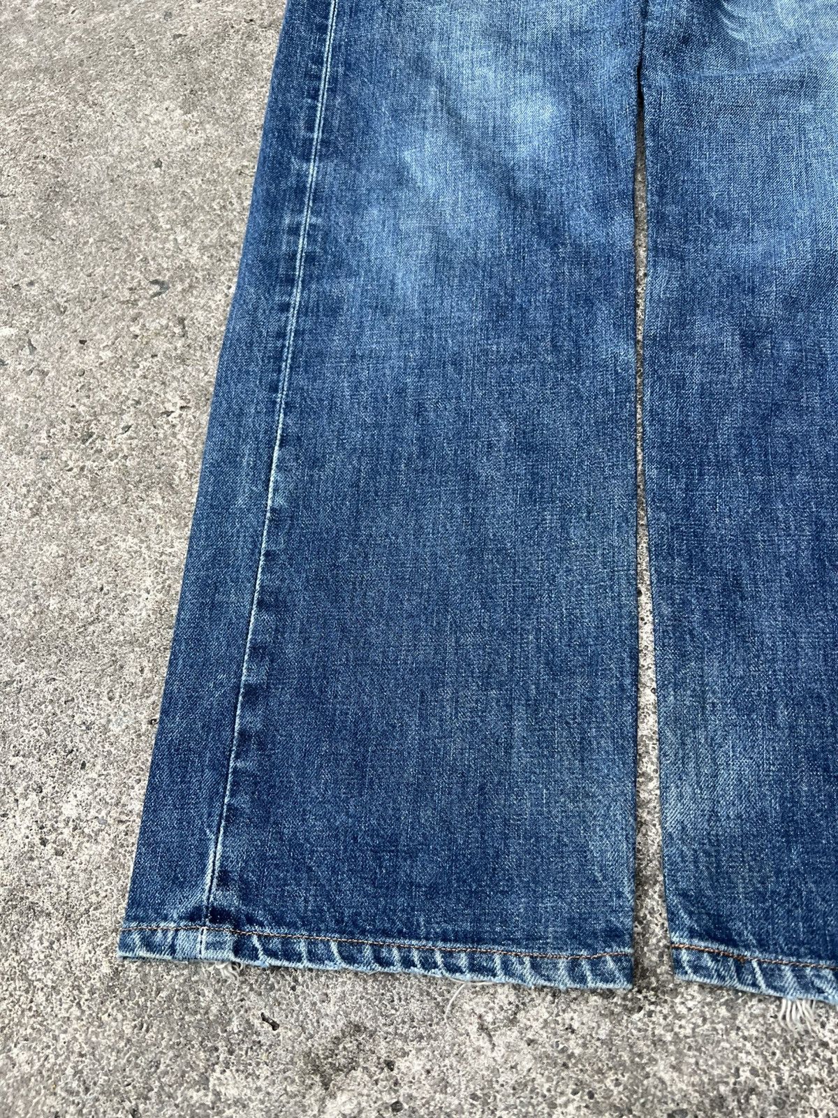Levi's Vintage 90’s Levis 504Z Big E Selvedge Distressed Jean Size US 28 / EU 44 - 7 Thumbnail