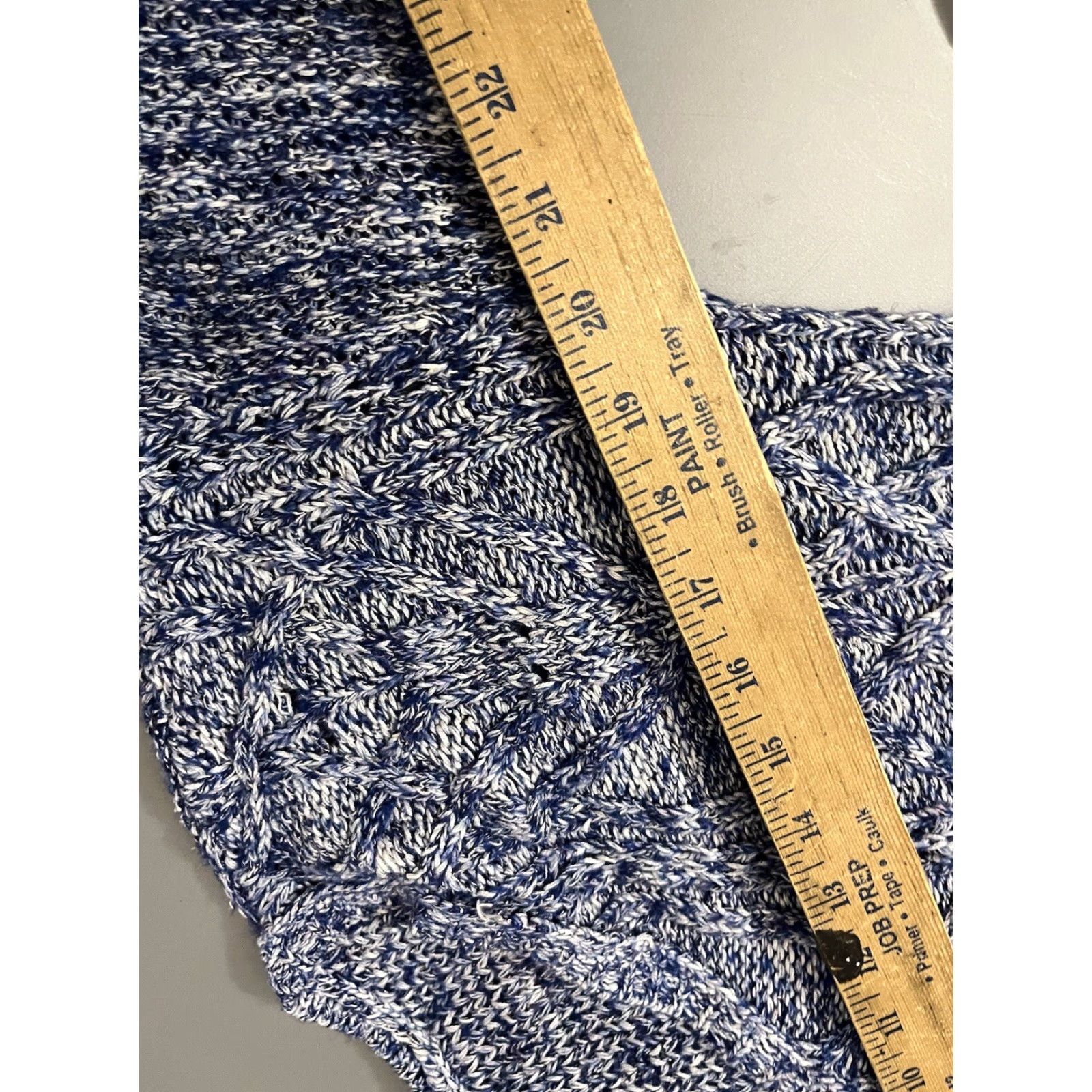 American Eagle Outfitters VINTAGE American Eagle Womens Sweater Pullover Knit V-Neck Long Sleeve Casual Size S Blue Heather Fall Winter Women Size S / US 4 / IT 40 - 5 Thumbnail