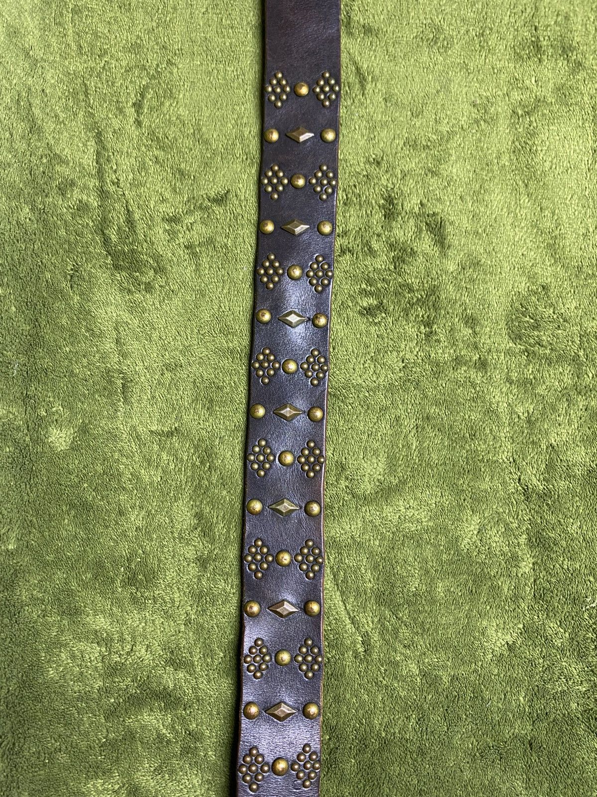 Hollywood Trading Company HTC hollywood trading company studded leater belt Size 34 - 11 Thumbnail