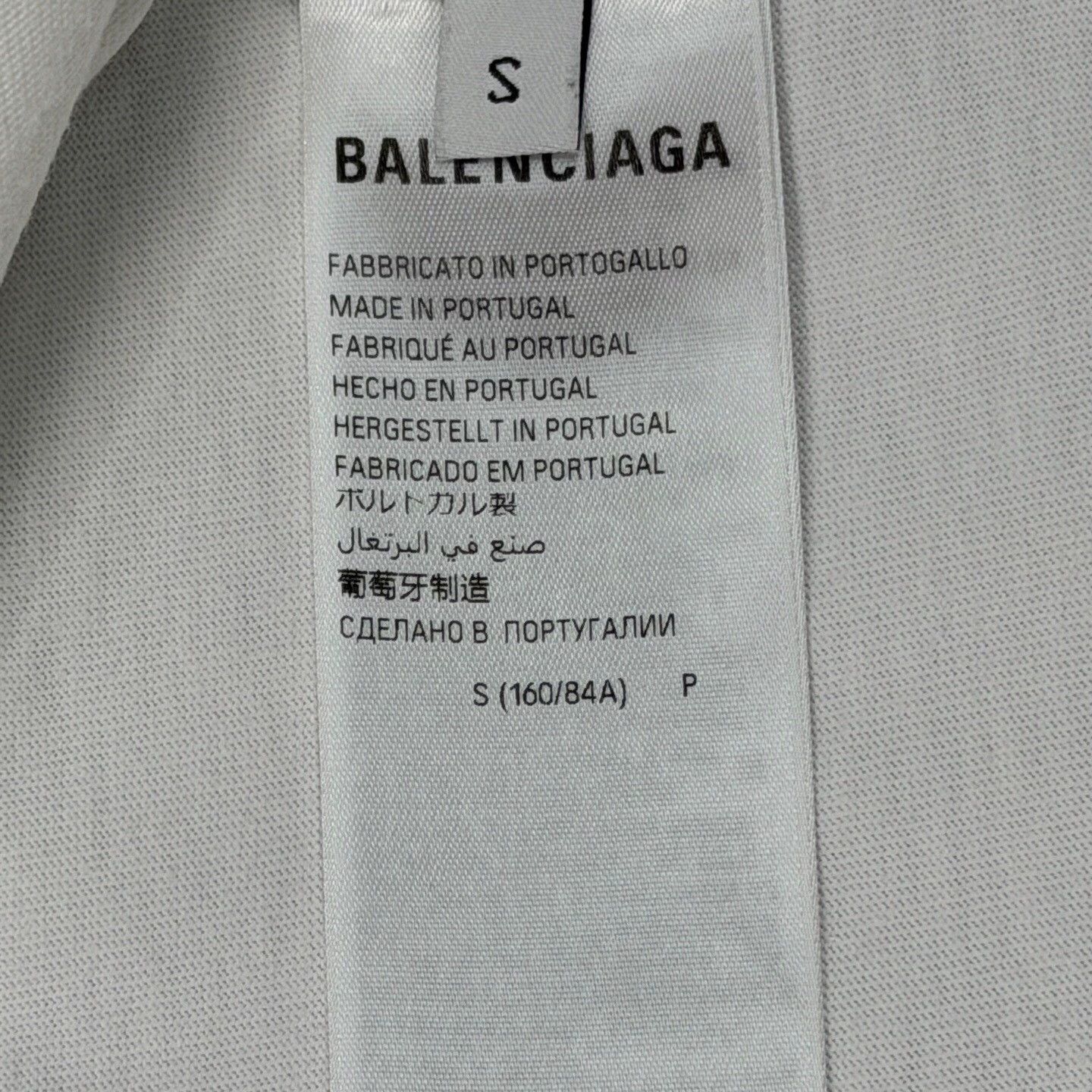 Balenciaga Balenciaga Embroidered Logo White Short Sleeve T S Near New Size US S / EU 44-46 / 1 - 4 Thumbnail