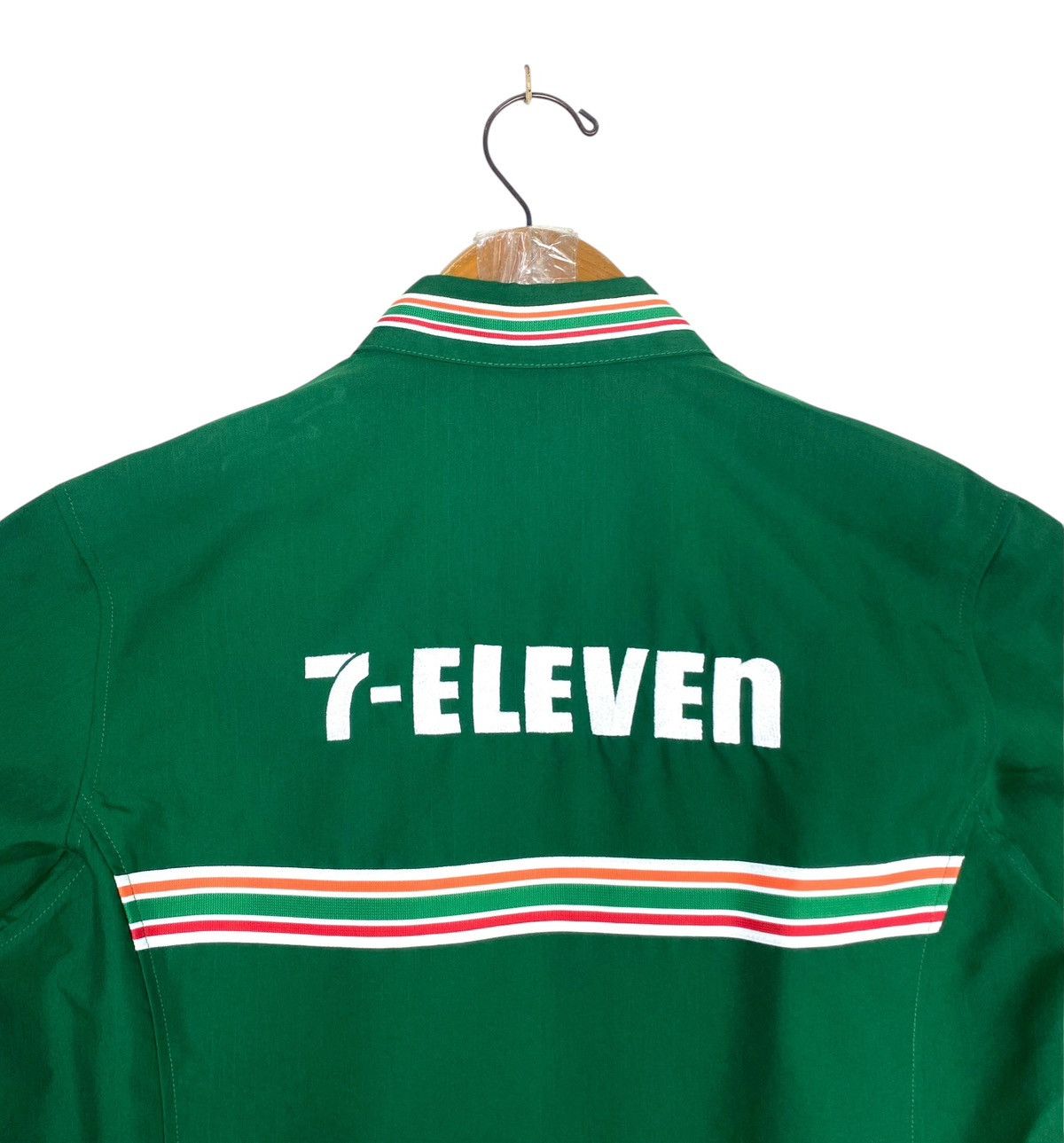 Japanese Brand Rare‼️ Vtg 7 Eleven Uniform Short Sleeve Embroidery Big Logo Size US M / EU 48-50 / 2 - 6 Thumbnail