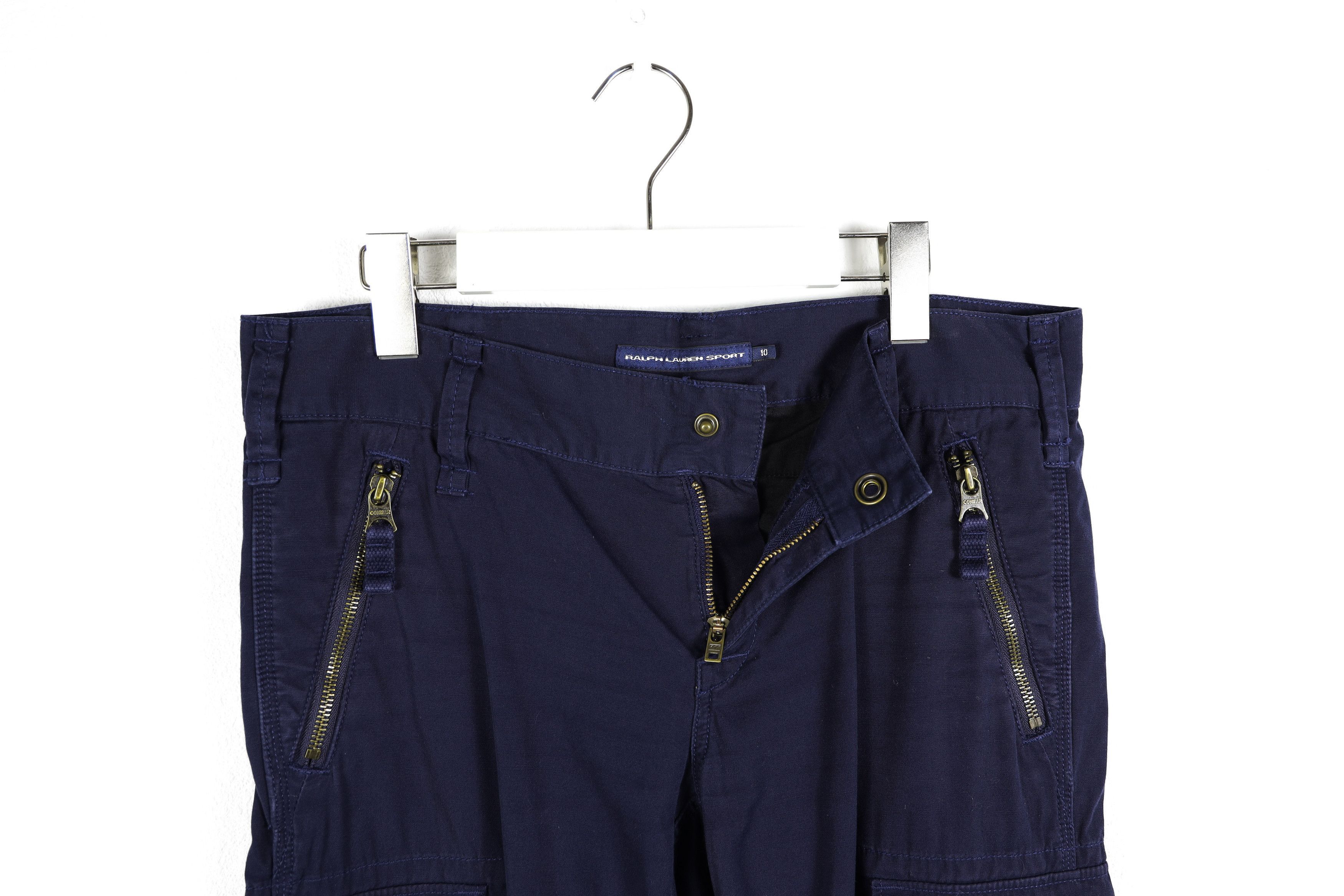 Polo Ralph Lauren × Ralph Lauren Sport Vintage Polo Ralph Lauren Sport Biker Cargo Pants Trousers Size 32" / US 10 / IT 46 - 6 Thumbnail