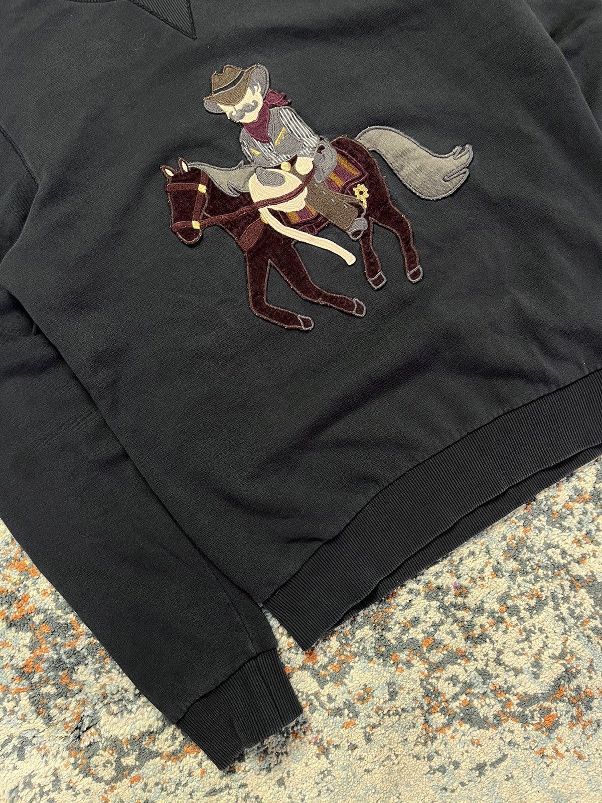 Other Vintage 00s Dolce & Gabbana Cowboy sweatshirt Size US M / EU 48-50 / 2 - 3 Thumbnail