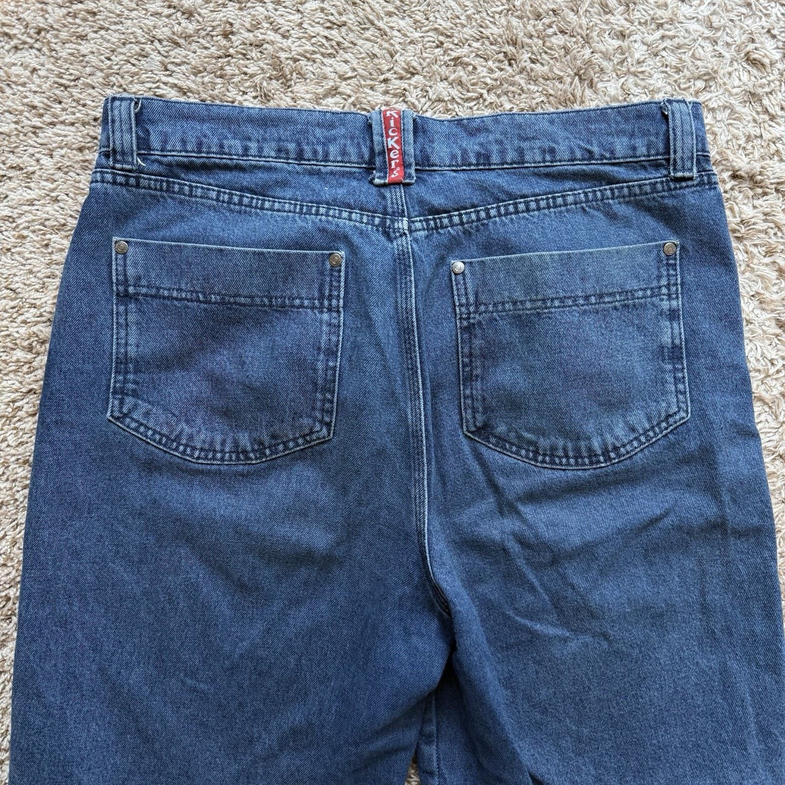 Kickers Kickers UK Denim Baggy Indigo Blue Jeans Pants Wom Size 34 Size 34" / US 12 / IT 48 - 8 Thumbnail