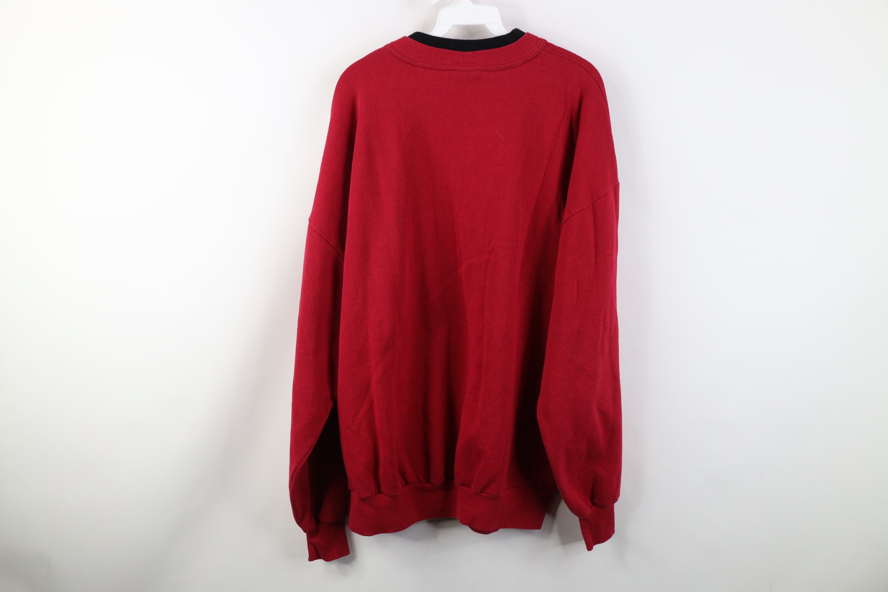 Vintage Vintage 90s Streetwear Christmas Birds Nature Sweatshirt Size XXL / US 16-18 / IT 52-54 - 13 Thumbnail