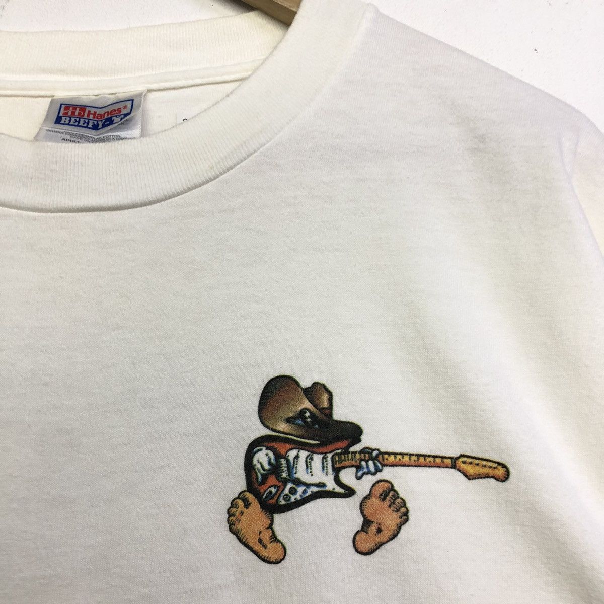 Band Tees × Vintage Vintage Toe. Jams Records Music record Backhiitt Tshirt Size US L / EU 52-54 / 3 - 5 Thumbnail