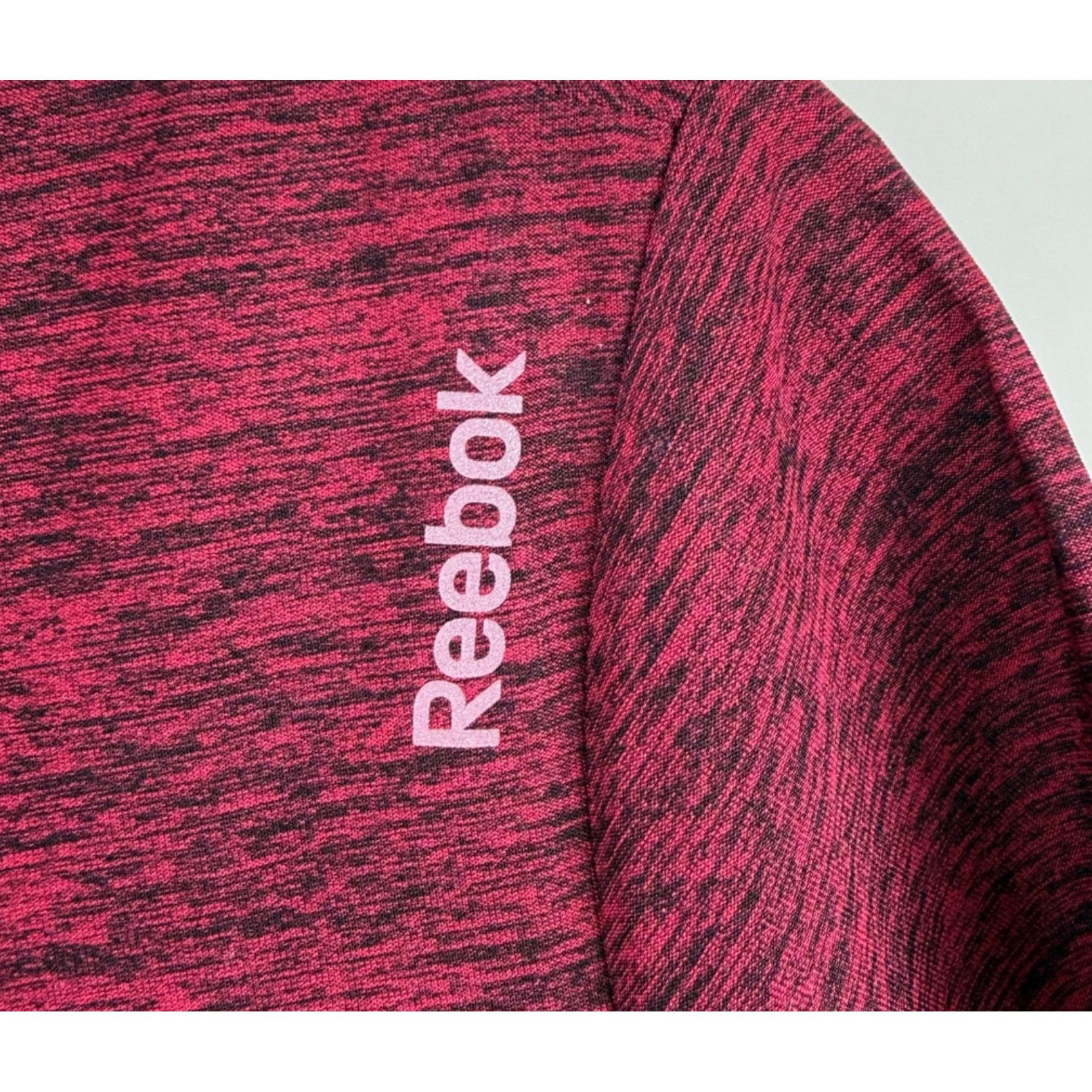 Reebok Reebok Women's Poly Marled Athletic Short-Sleeve T-Shirt Siz Size S / US 4 / IT 40 - 3 Thumbnail