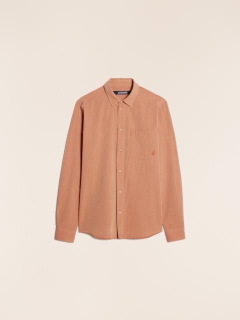 Jacquemus o1mle0625 La Chemise Button Shirt in Orange Size US S / EU 44-46 / 1 - 1 Preview