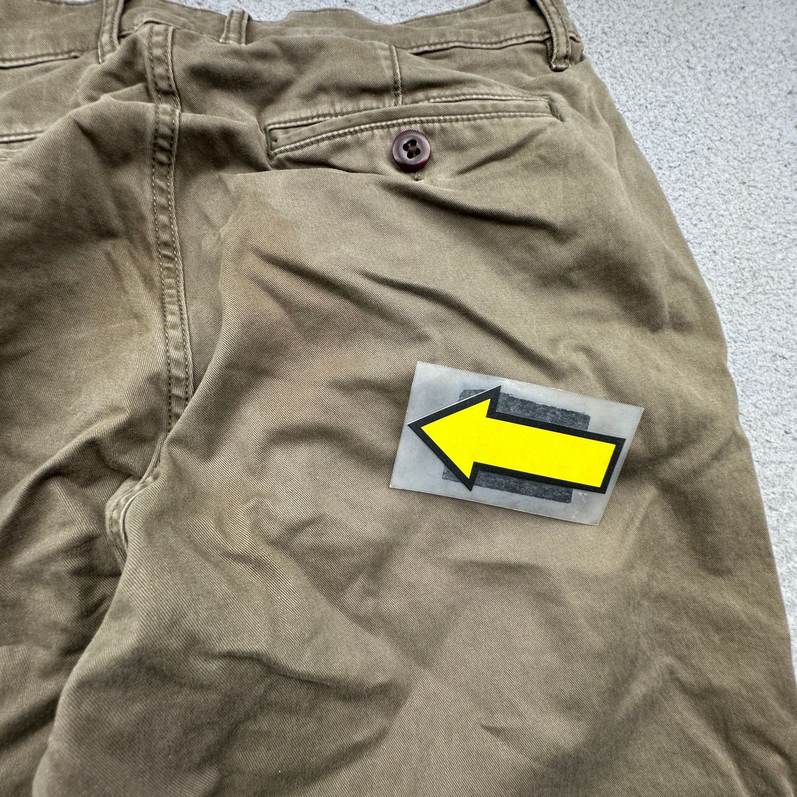 Flint And Tinder Flint And Tinder Twill Olive Green Chino Pants 32x30 Size US 32 / EU 48 - 13 Thumbnail